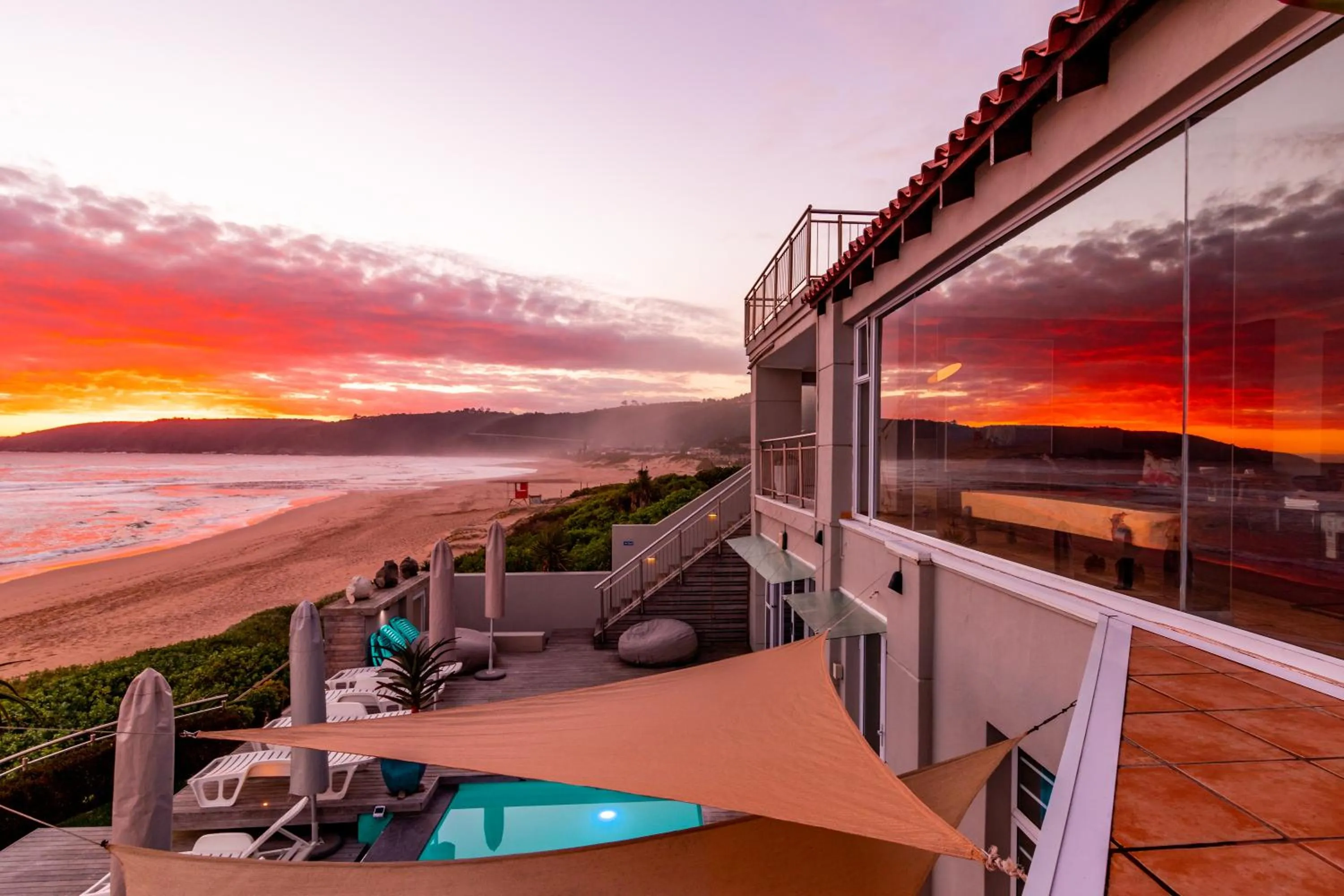 Balcony/Terrace in Beach Villa Wilderness