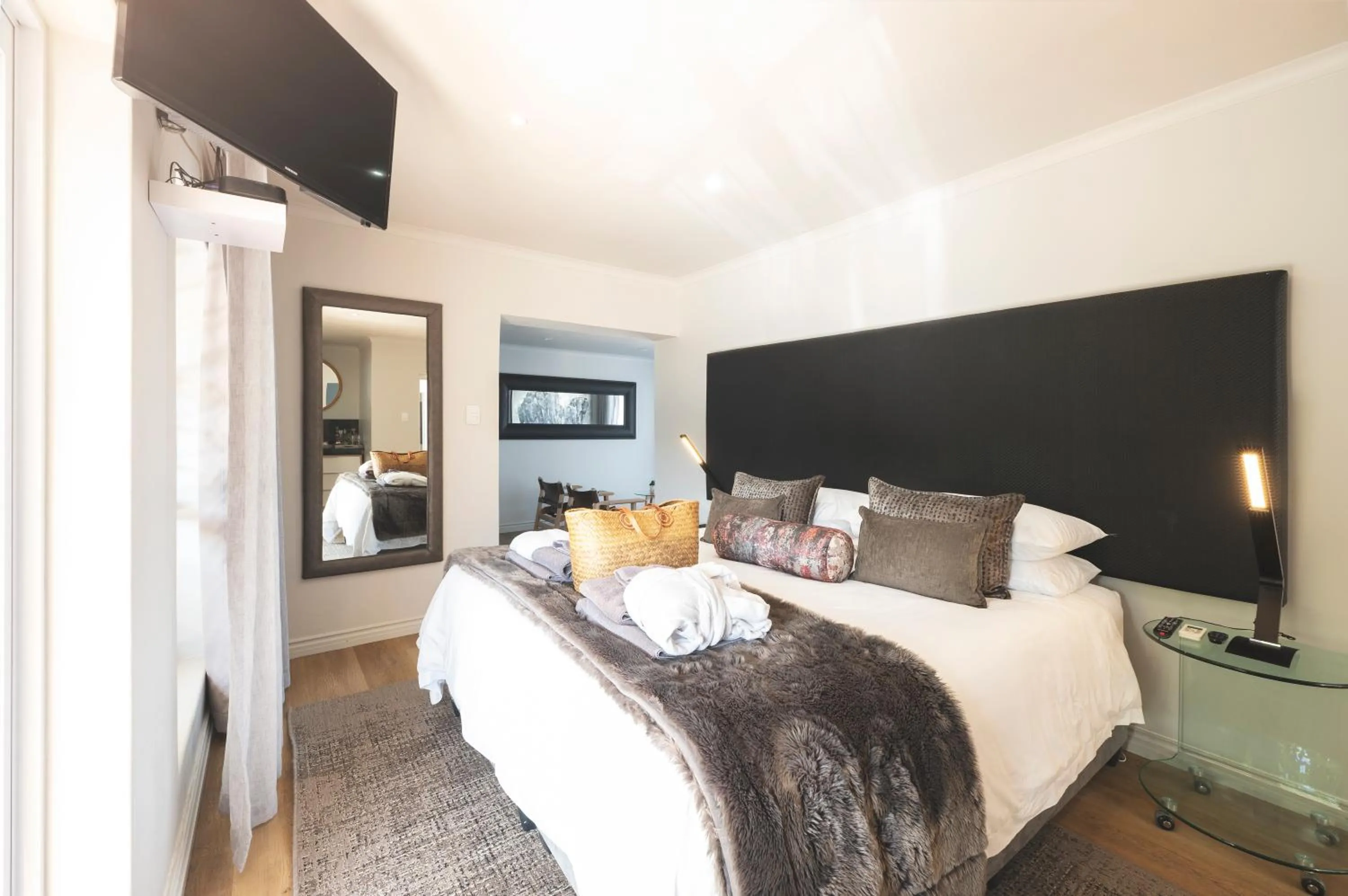 Bed in Beach Villa Wilderness