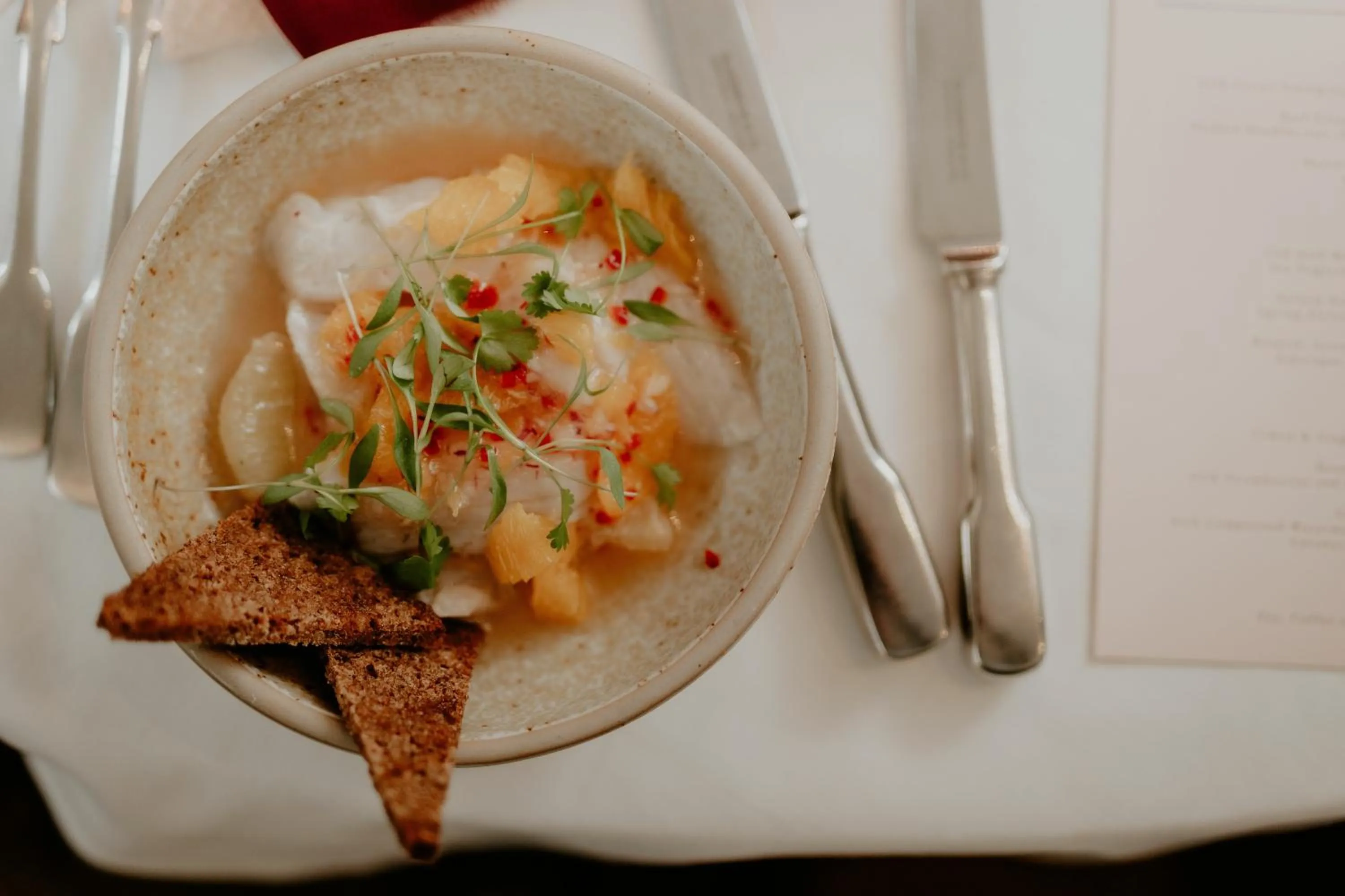 Food close-up in The Zetter Clerkenwell