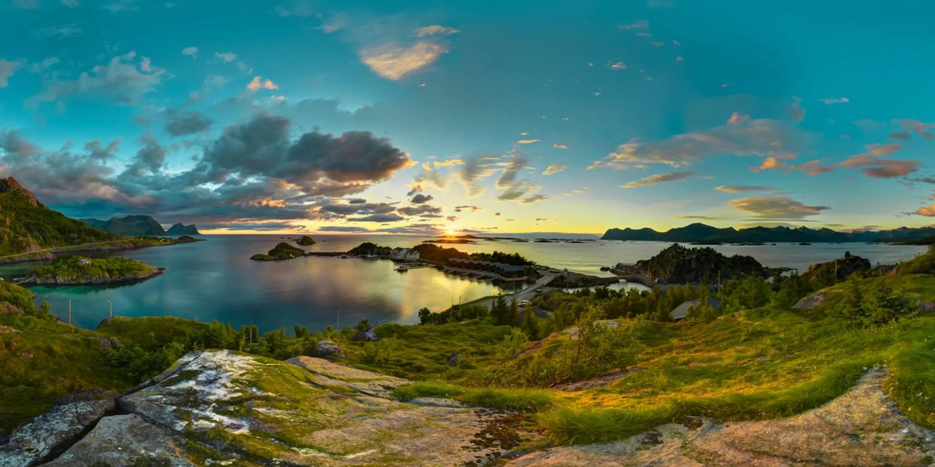 Natural landscape in Hamn i Senja