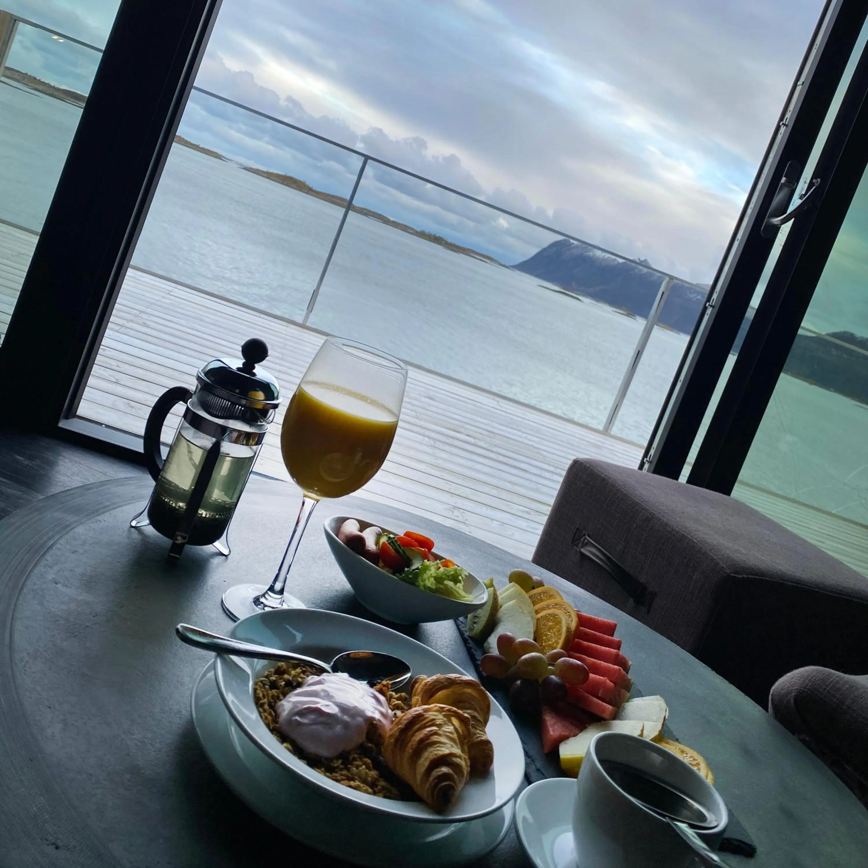 Mountain view in Hamn i Senja