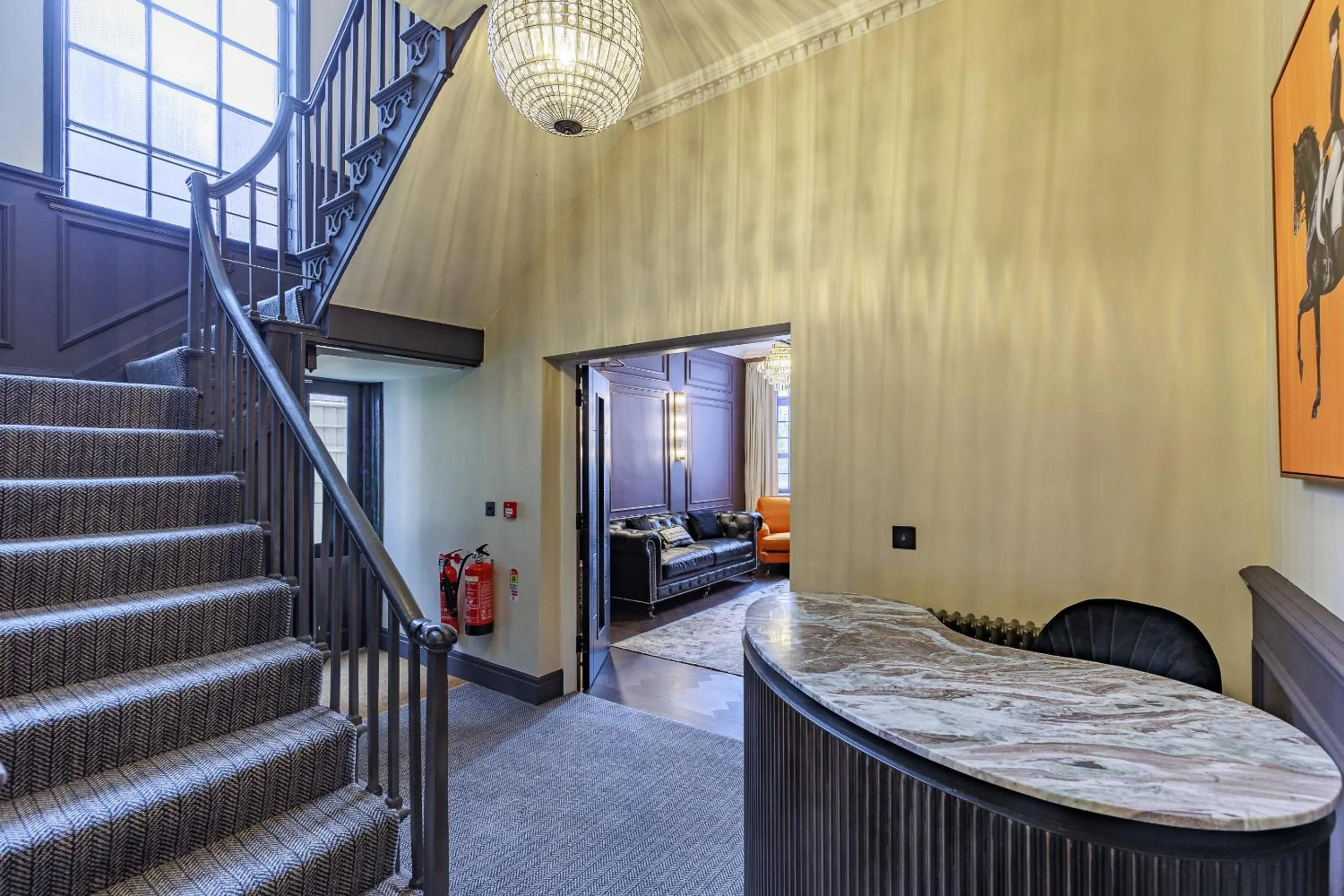 Lobby or reception in The Seven Chester