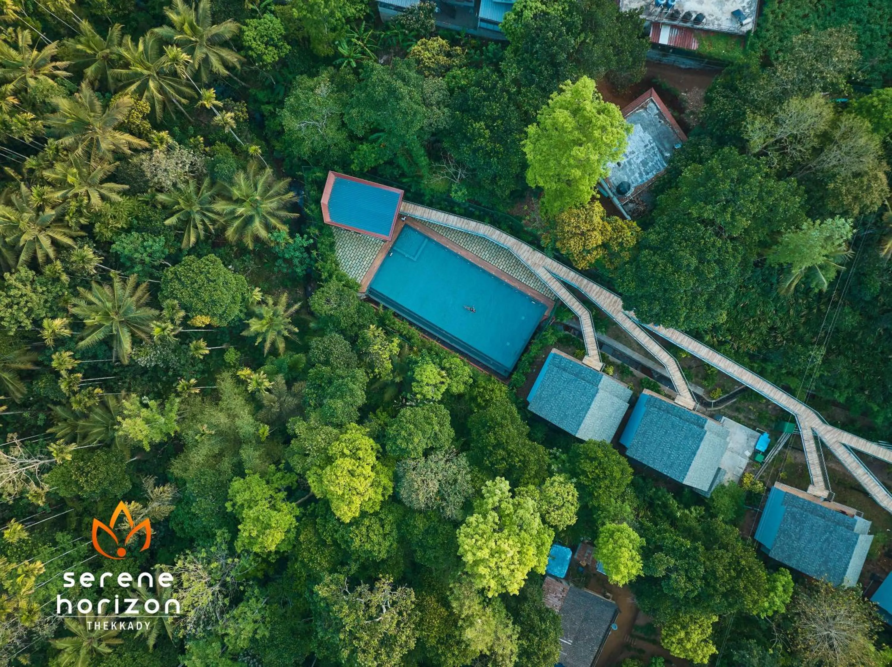 Bird's eye view in Serene Horizon