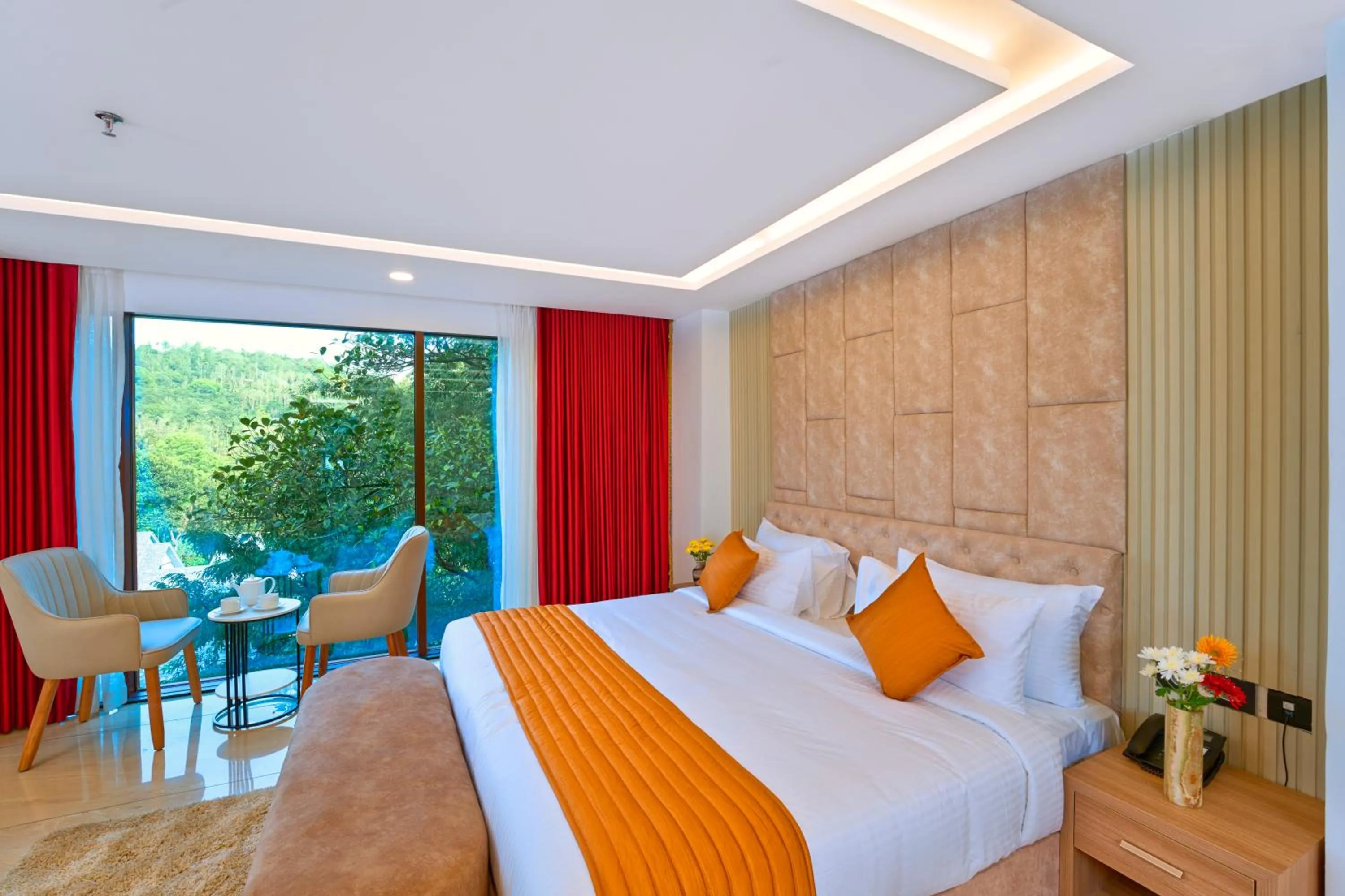 Photo of the whole room, Bed in Serene Horizon