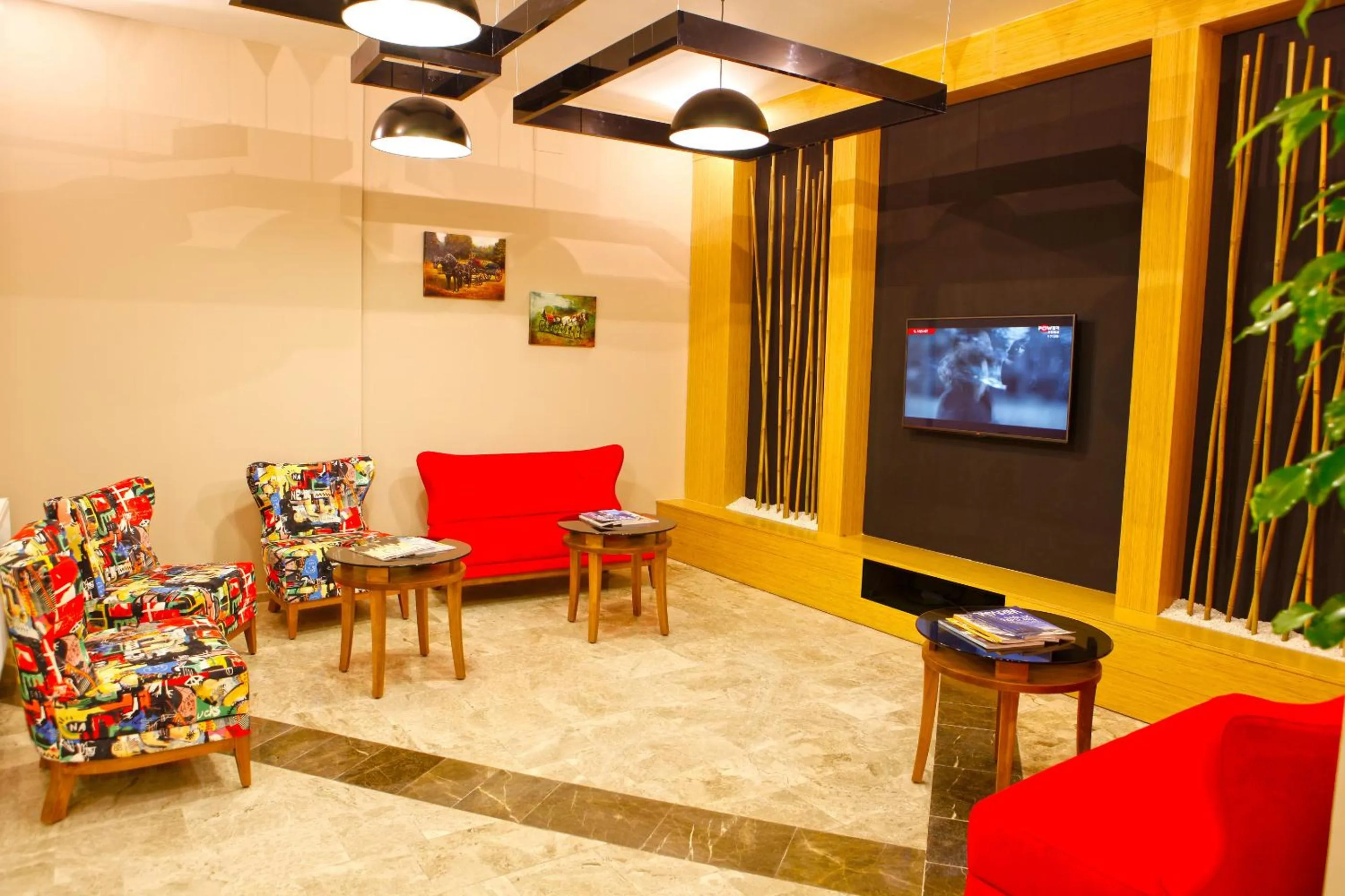 Communal lounge/ TV room in Fayton Hotel