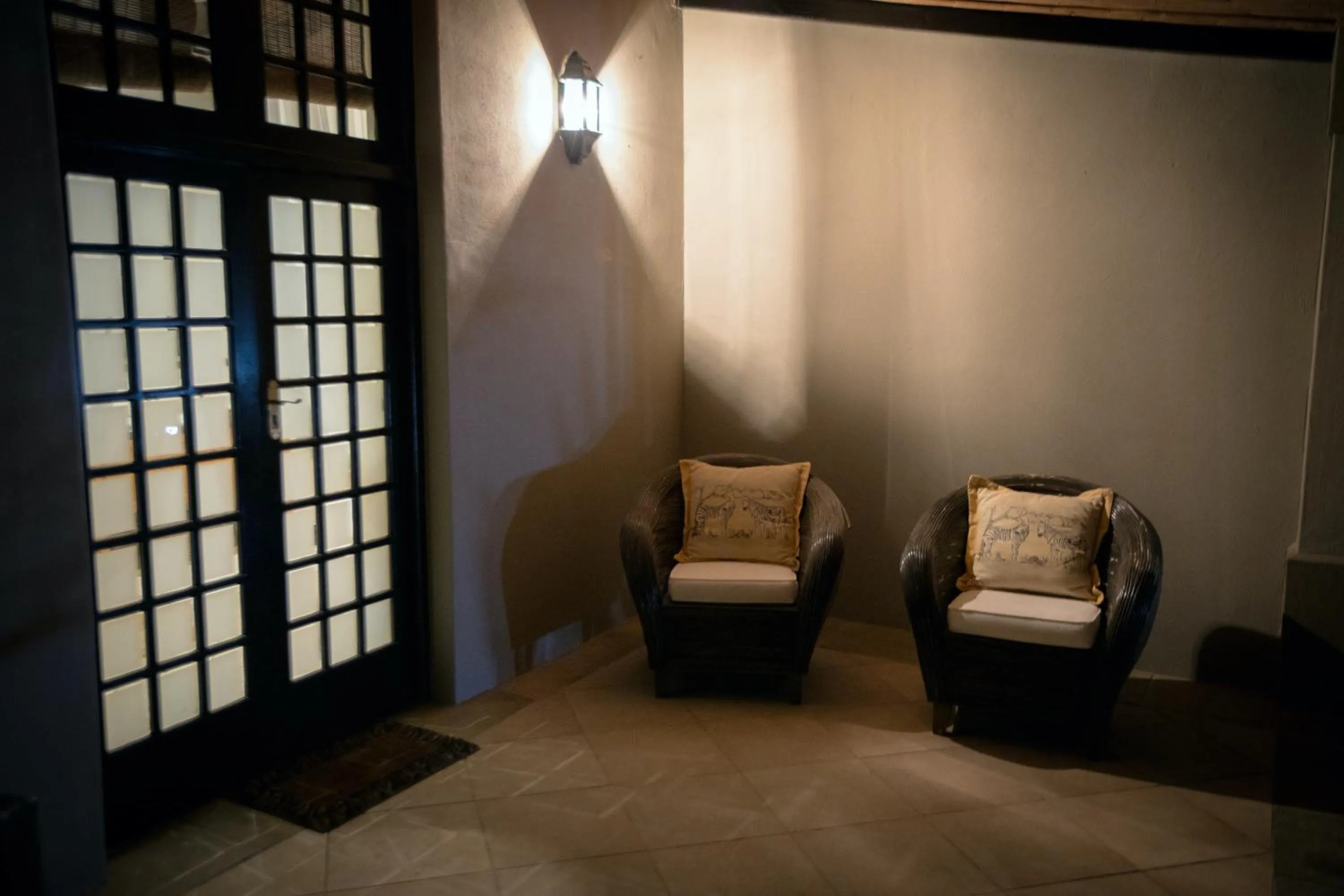 Patio in Swartberg Private Game Lodge