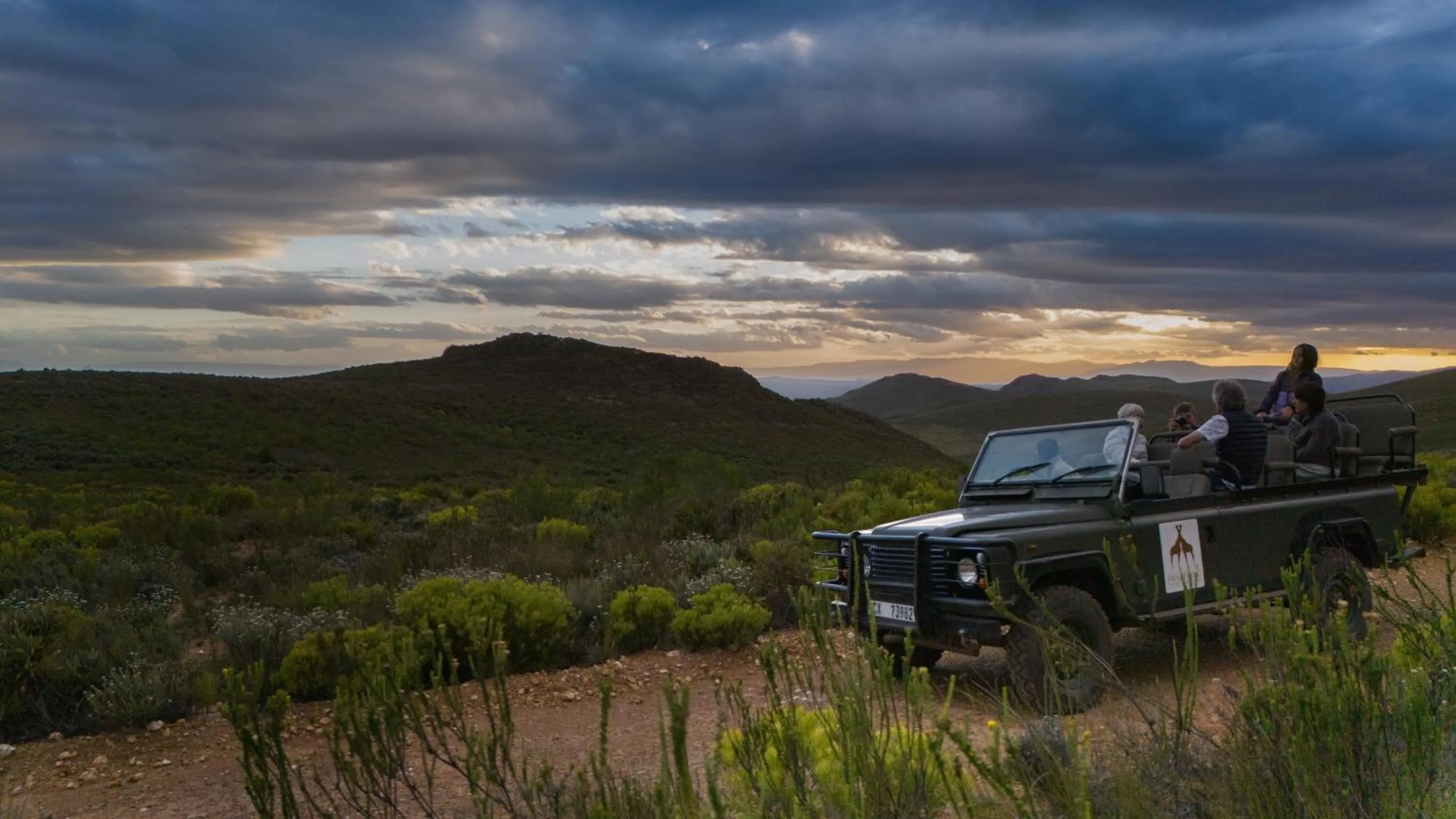 Natural landscape in Swartberg Private Game Lodge