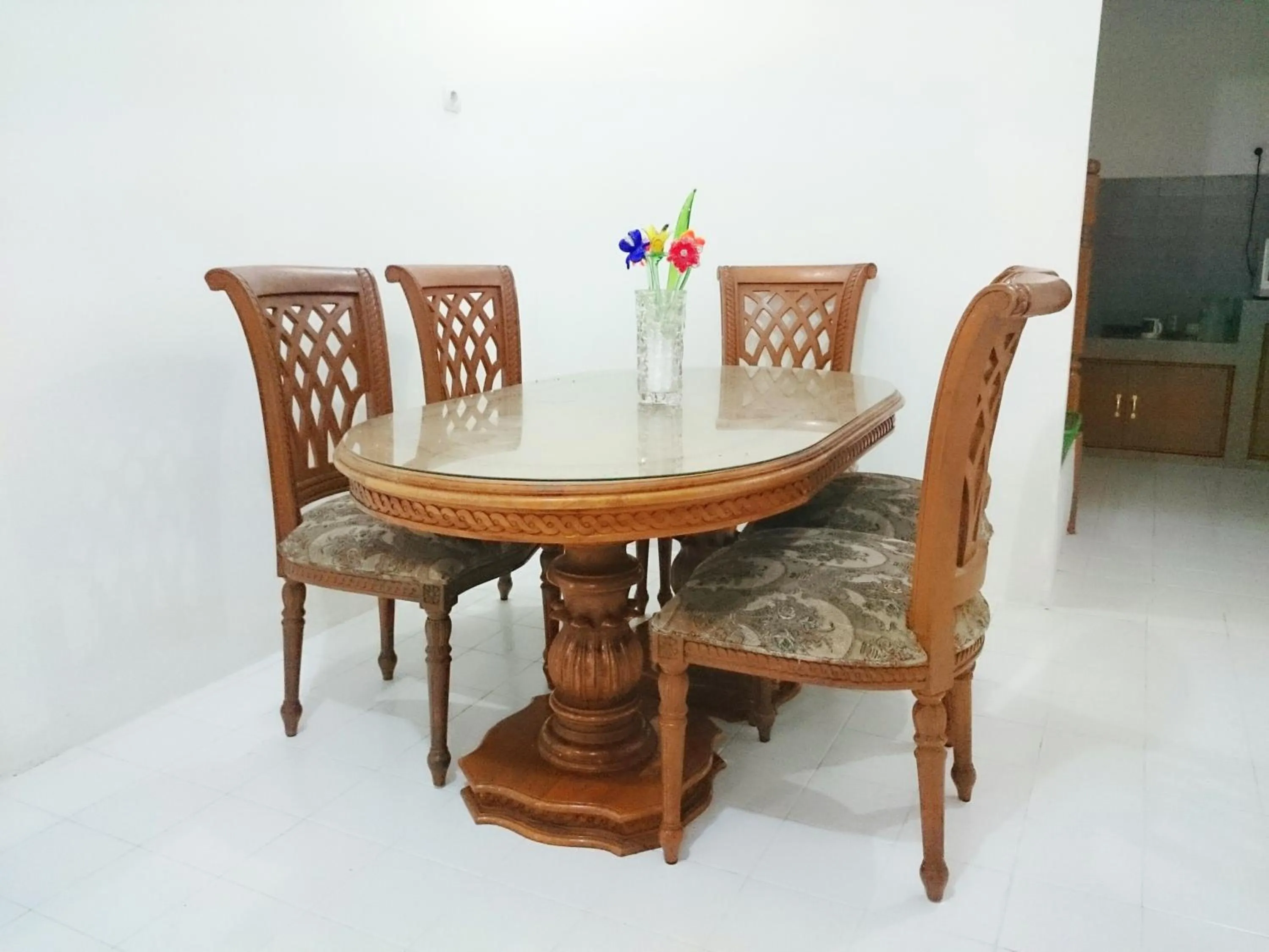 Dining area in Hostel Bogor