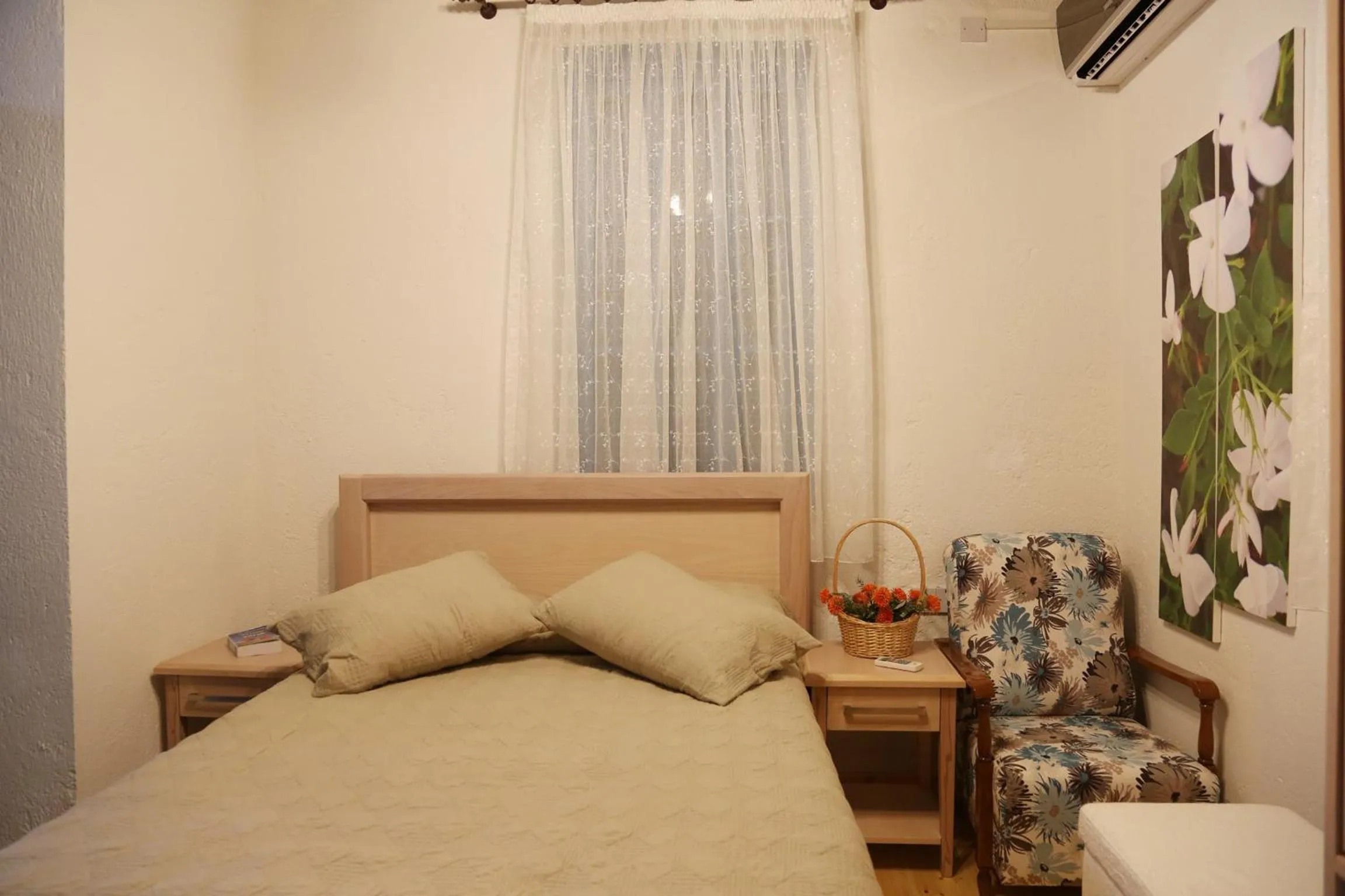 Decorative detail, Bed in Cypriot Swallow Boutique Hotel