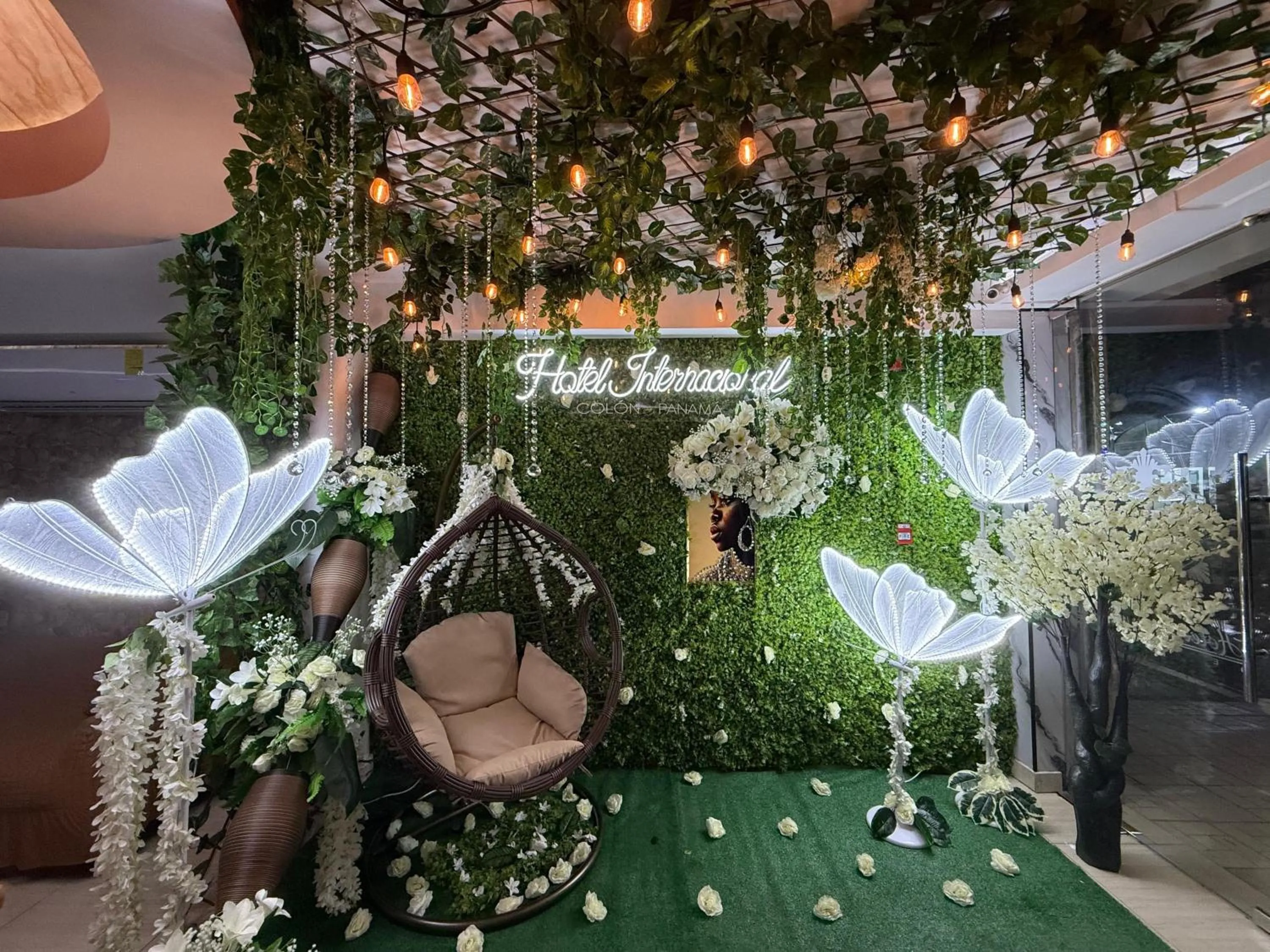 Lobby or reception in Hotel Internacional de Colón
