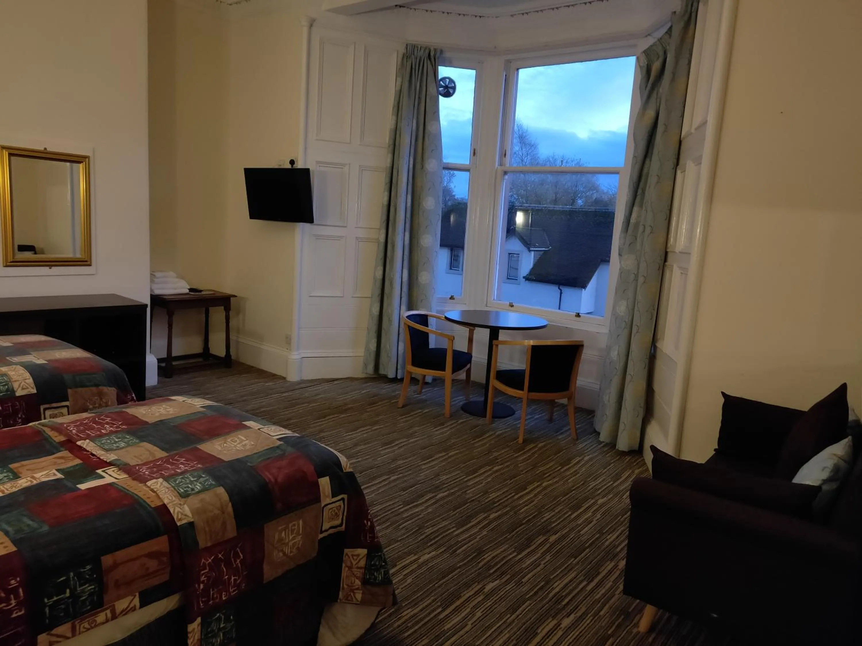 Bed in Dreadnought Hotel