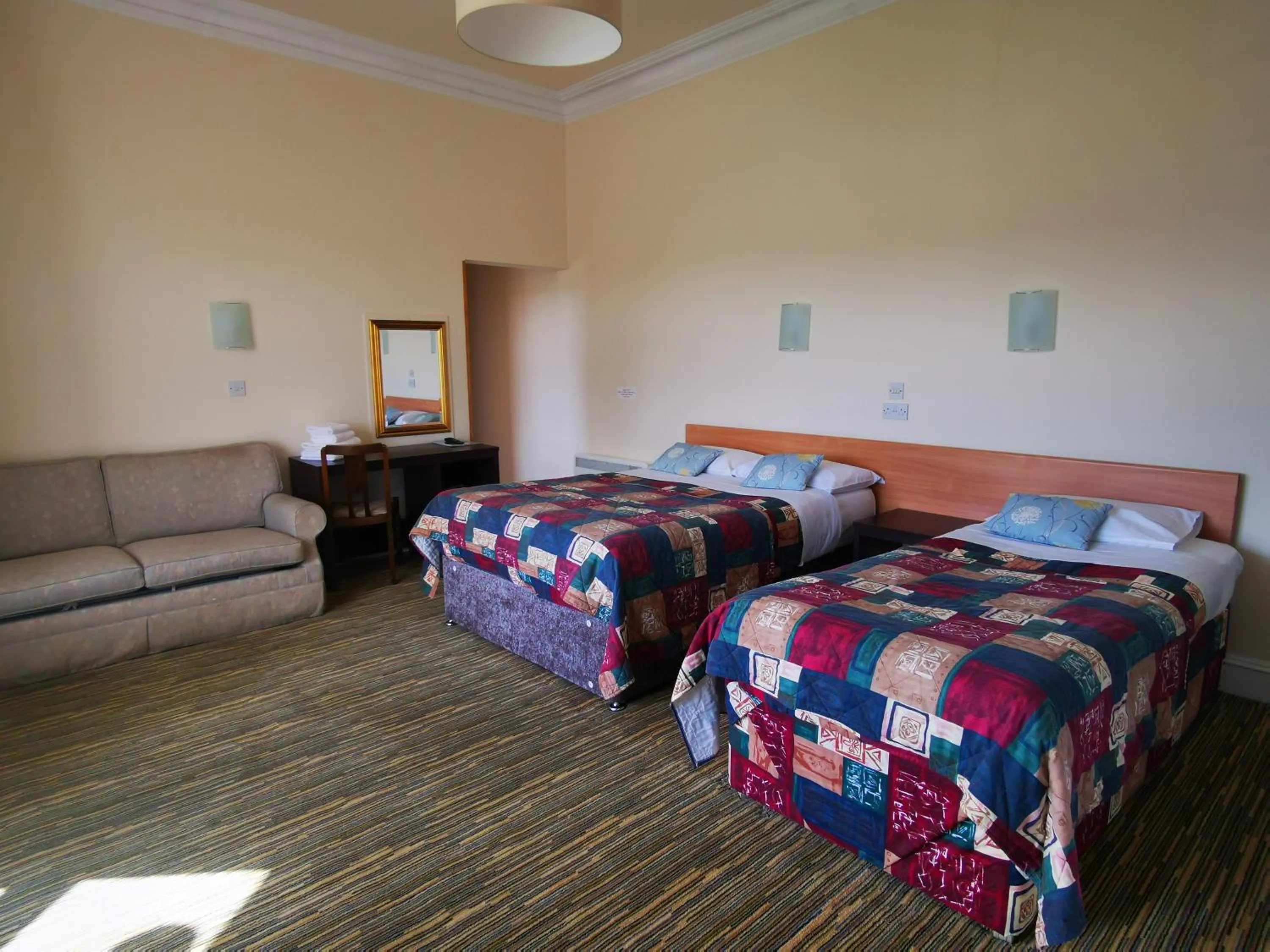 Bed in Dreadnought Hotel