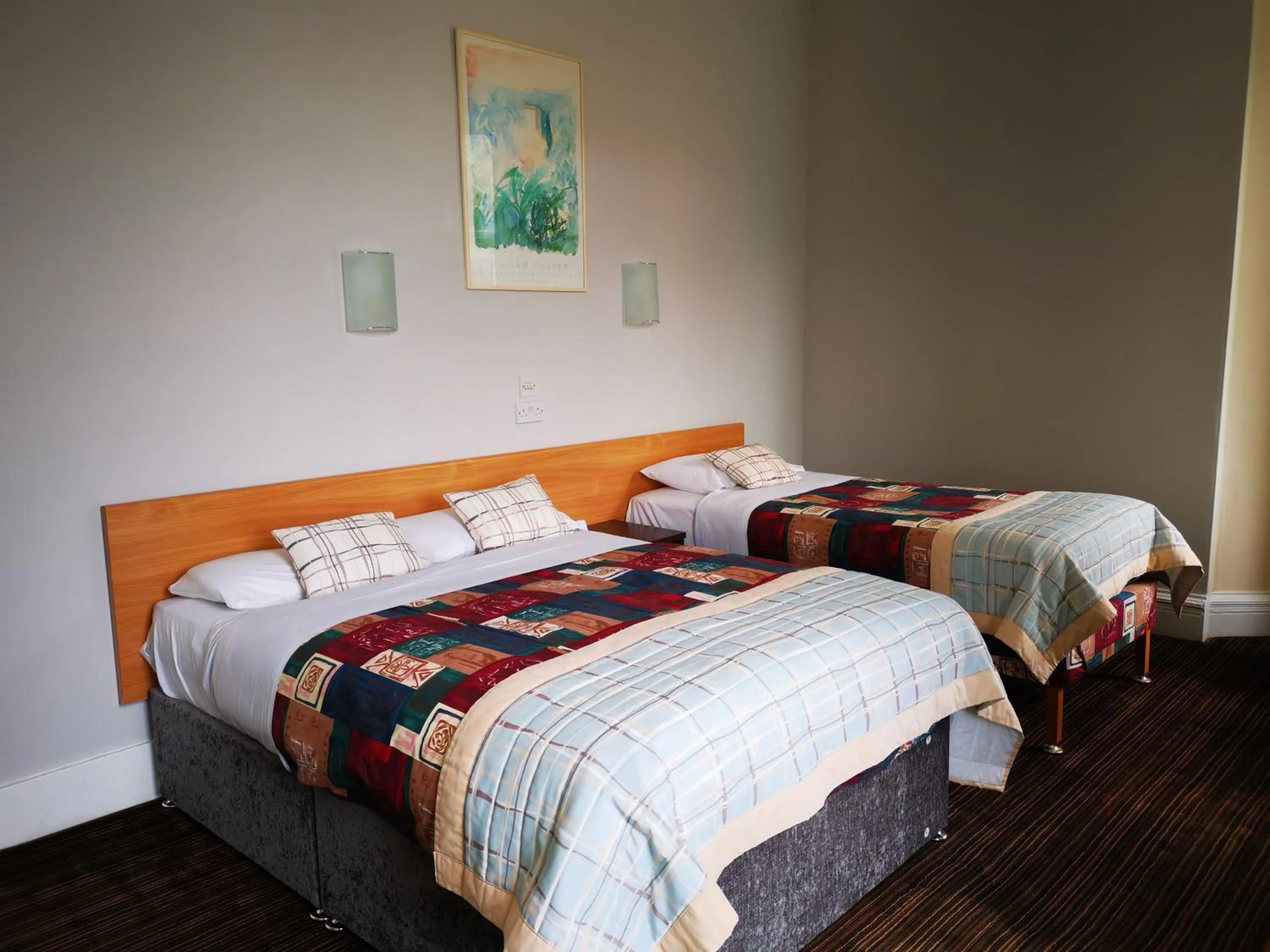 Bed in Dreadnought Hotel