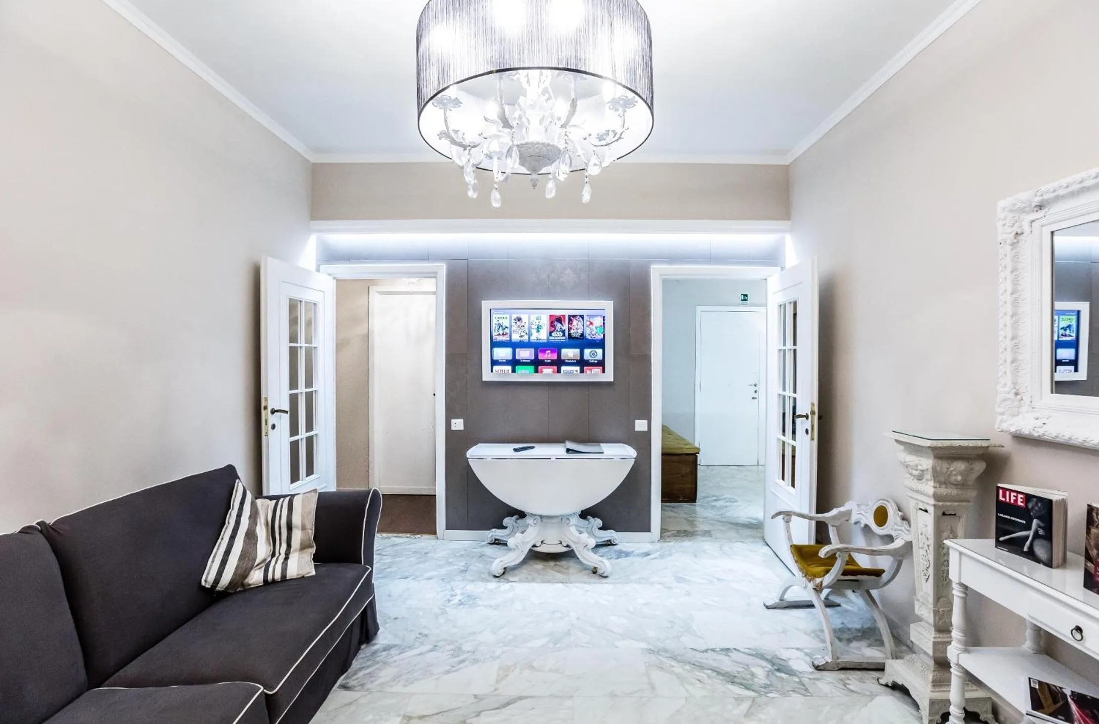 Living room in Vatican Art House