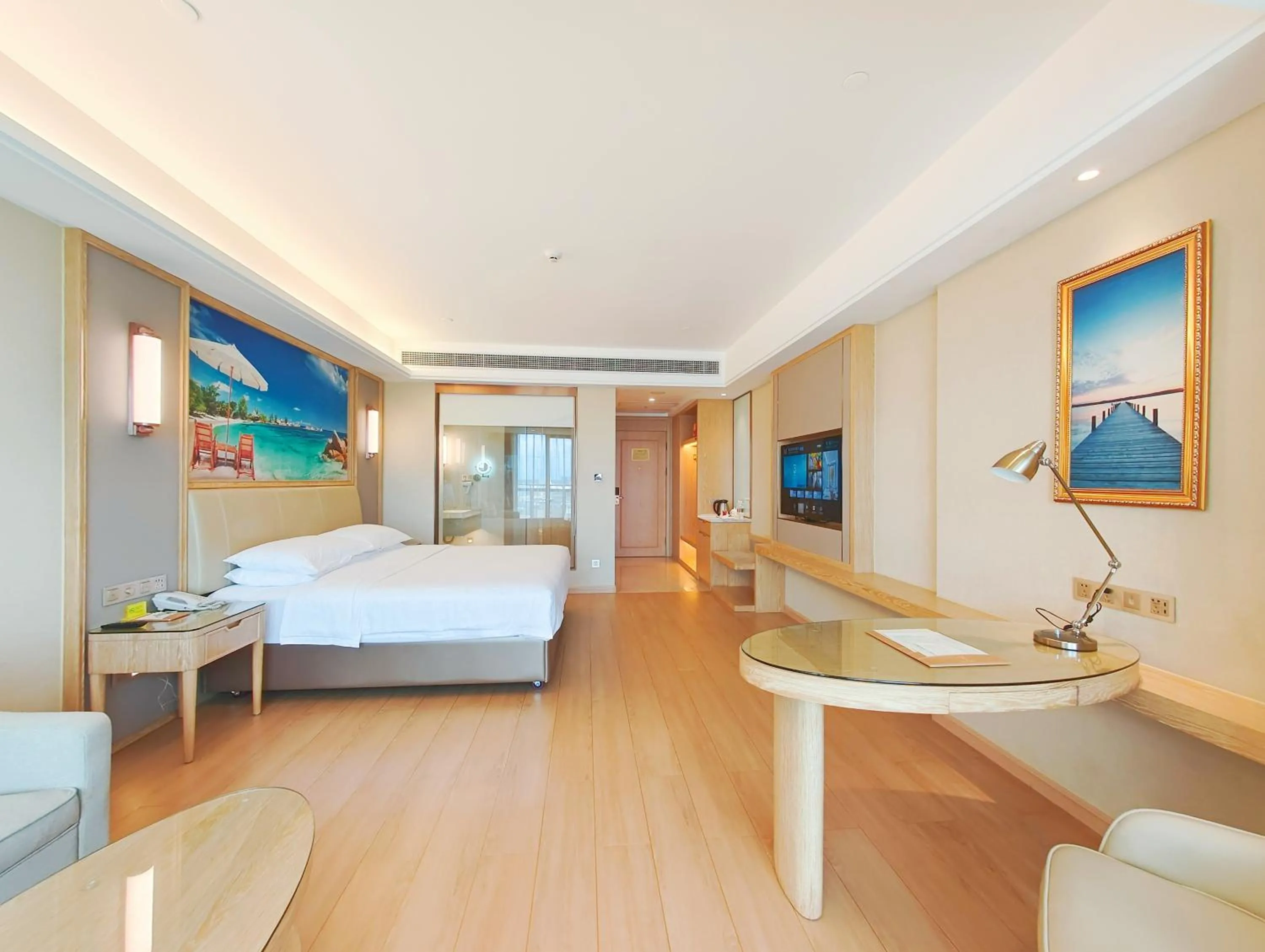 Bed in Vienna International Hotel Wenchang