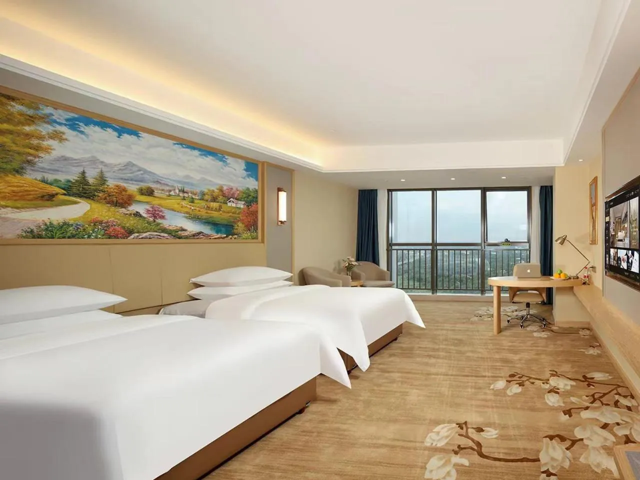 Bedroom, Bed in Vienna International Hotel Wenchang