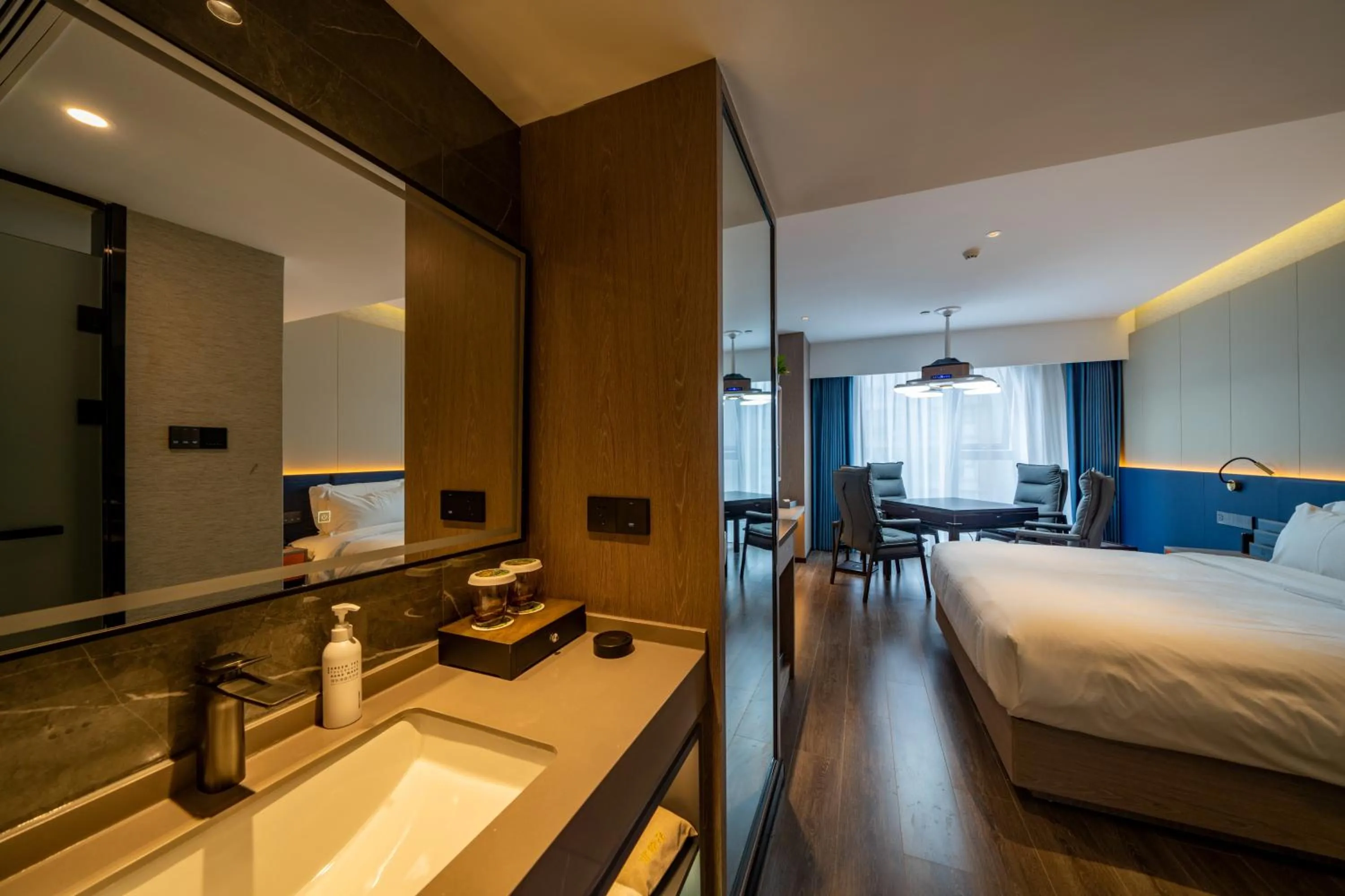 Bed in Mehood Hotel Ankang Ziyang