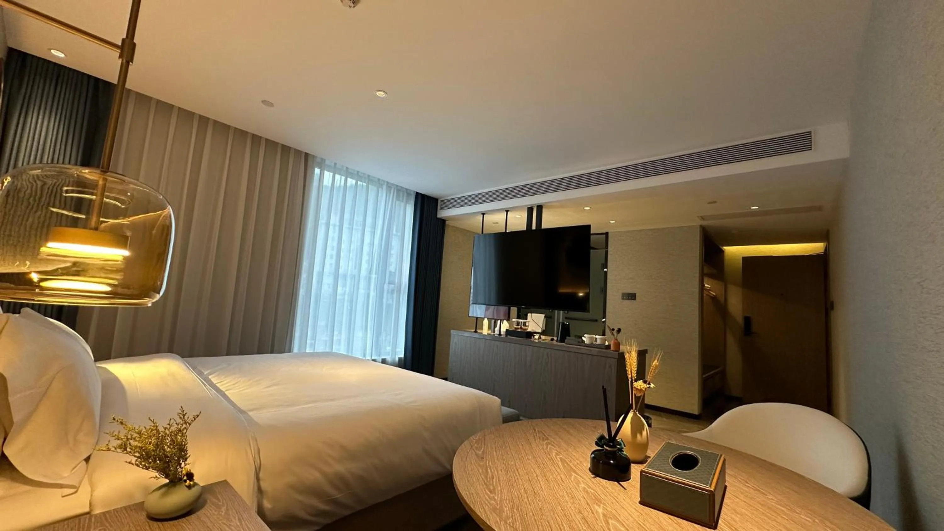 Bed in Mehood Hotel Ankang Ziyang