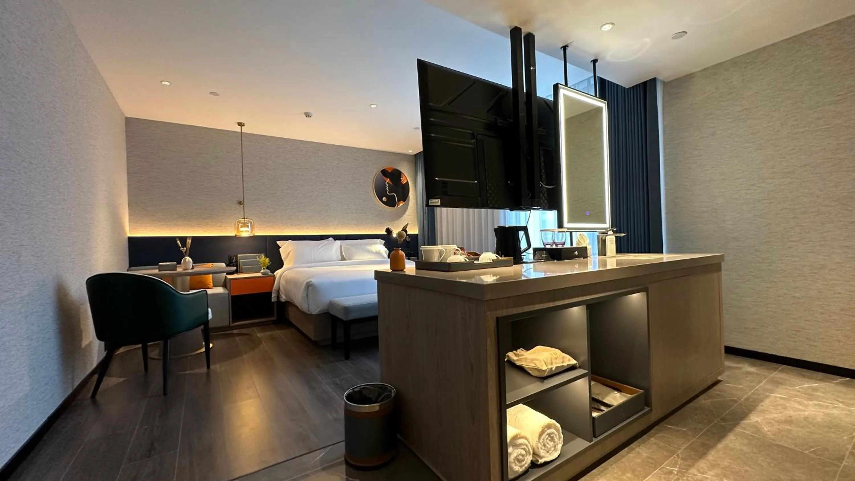 Bed in Mehood Hotel Ankang Ziyang