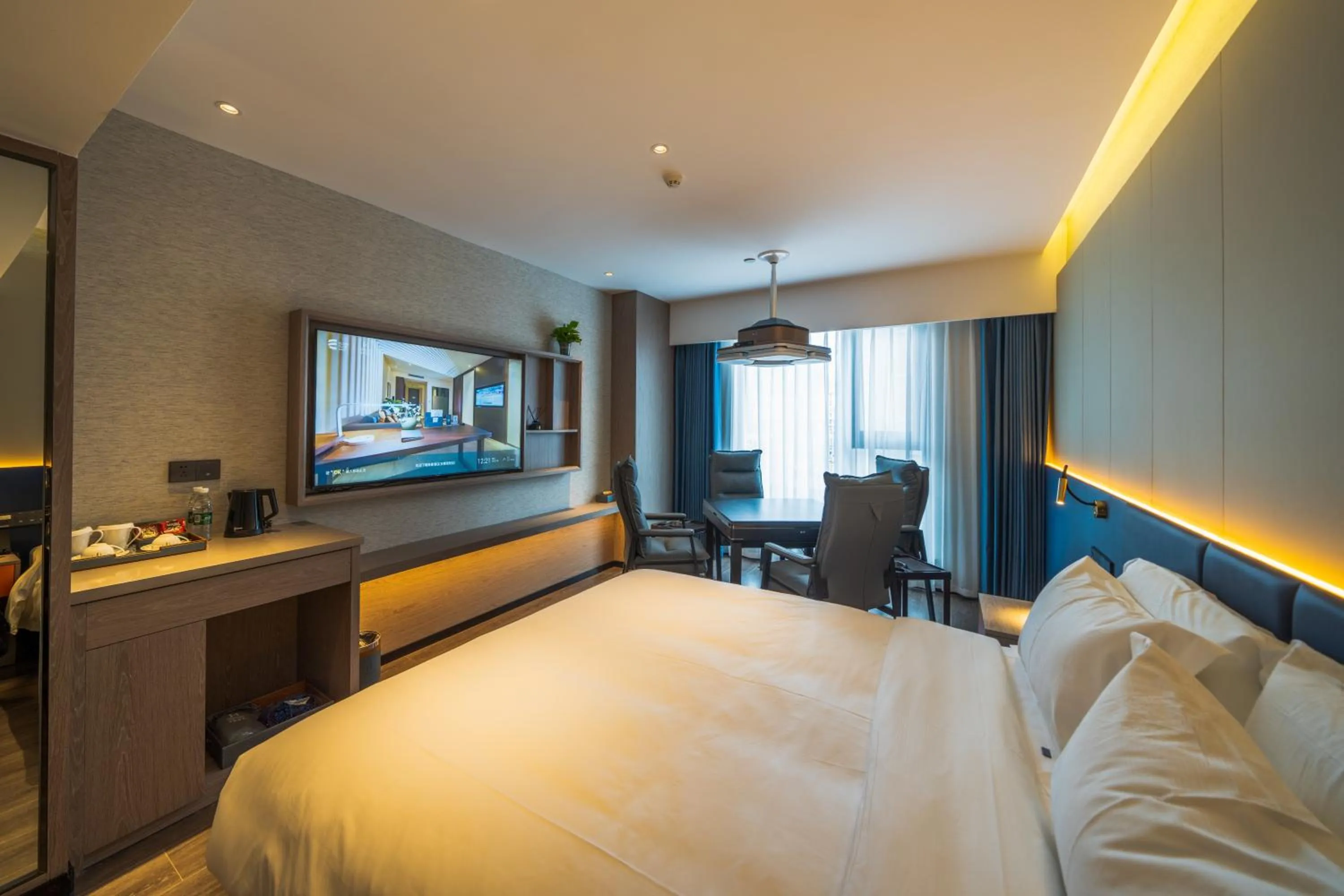 Bed in Mehood Hotel Ankang Ziyang