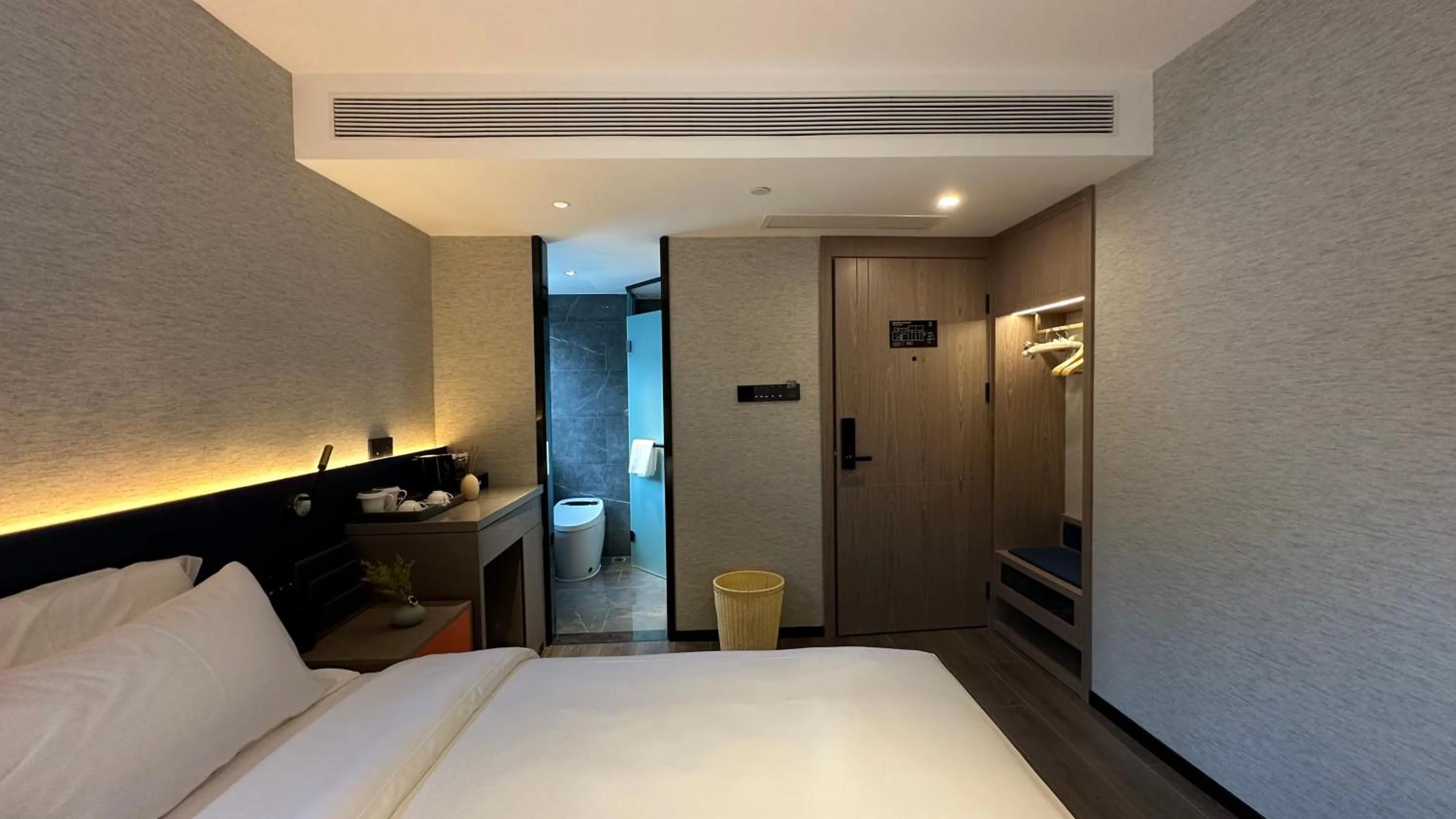 Bed in Mehood Hotel Ankang Ziyang