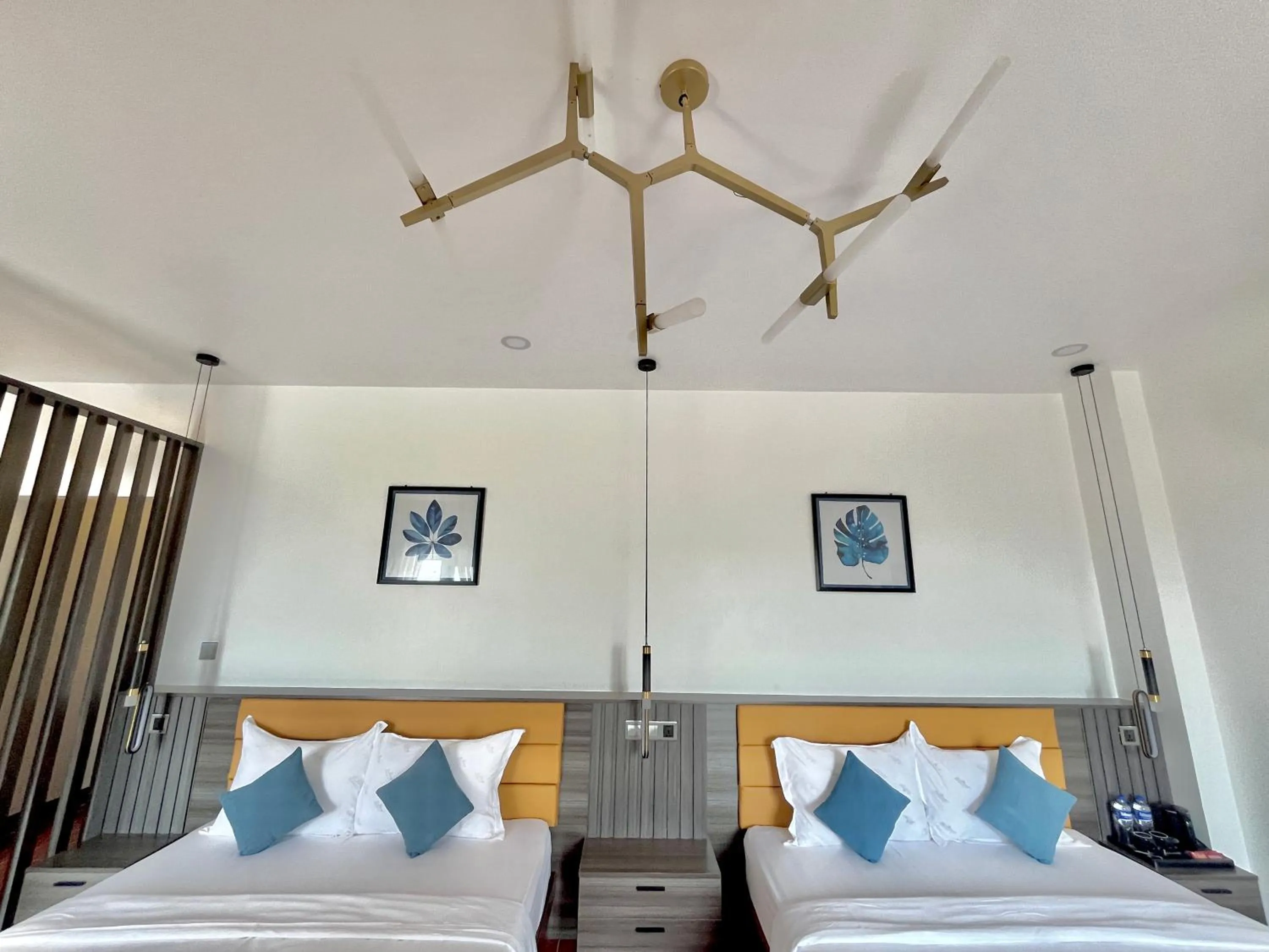 Bed in Kep Sea View Hotel & Sky Bar