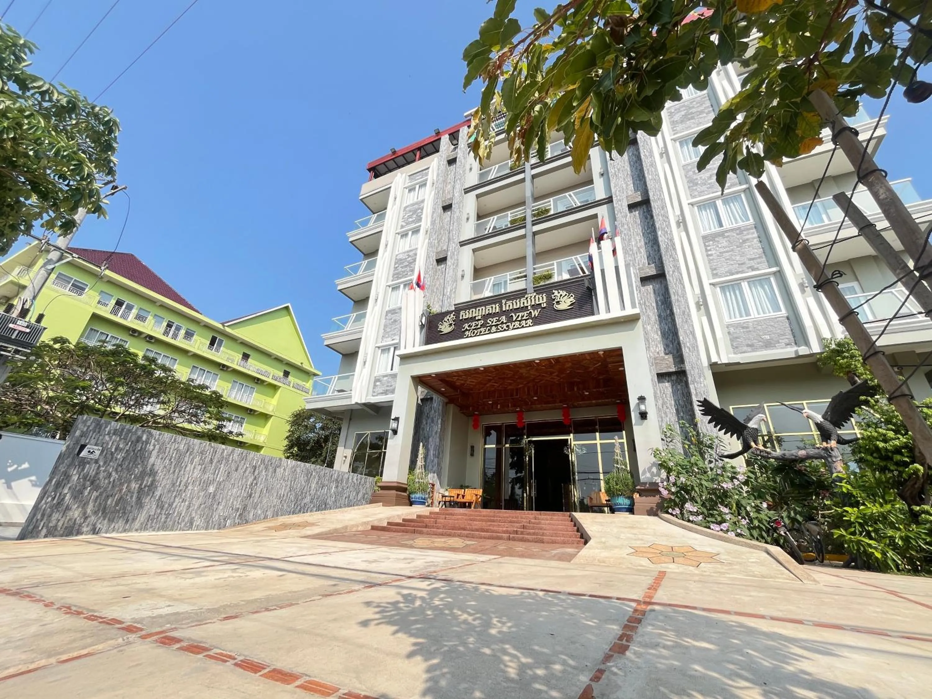 Property building in Kep Sea View Hotel & Sky Bar