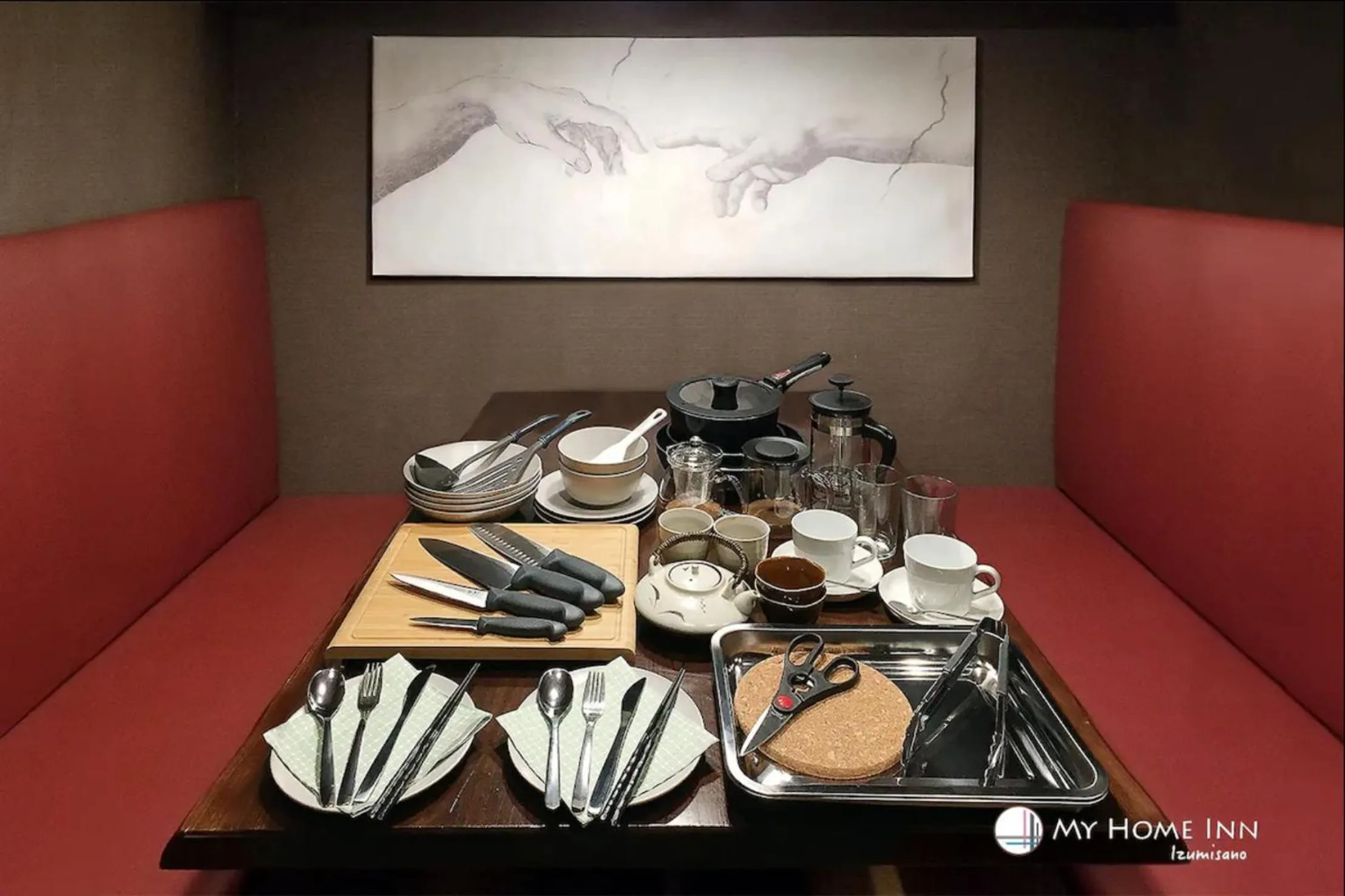 Kitchen or kitchenette in My Home Inn Izumisano