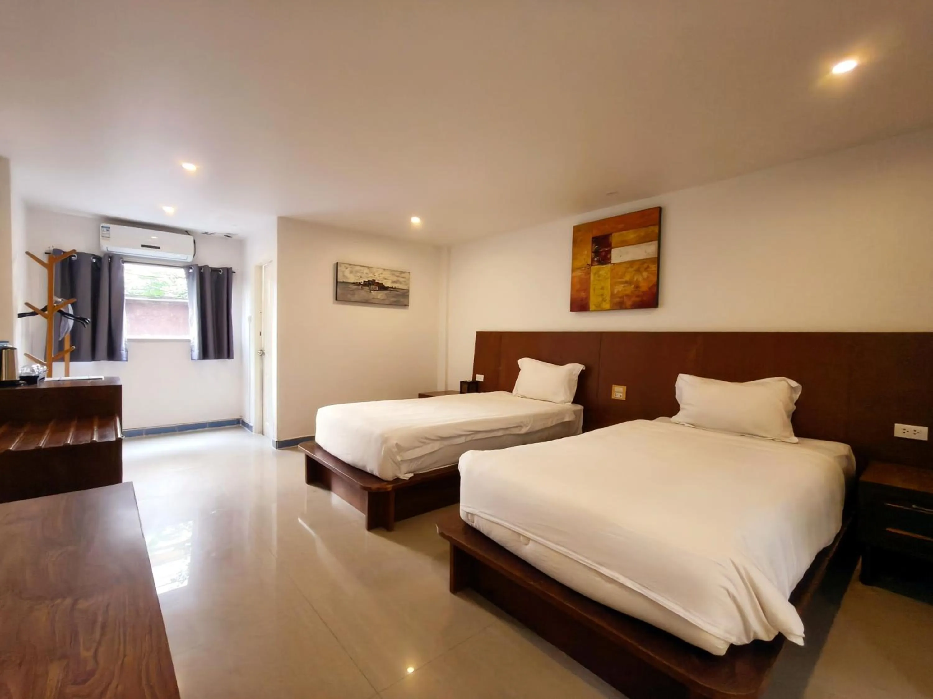 Bed in V Beach Resort