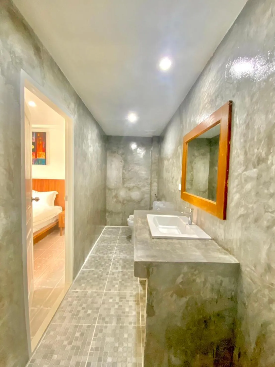 Bed in V Beach Resort