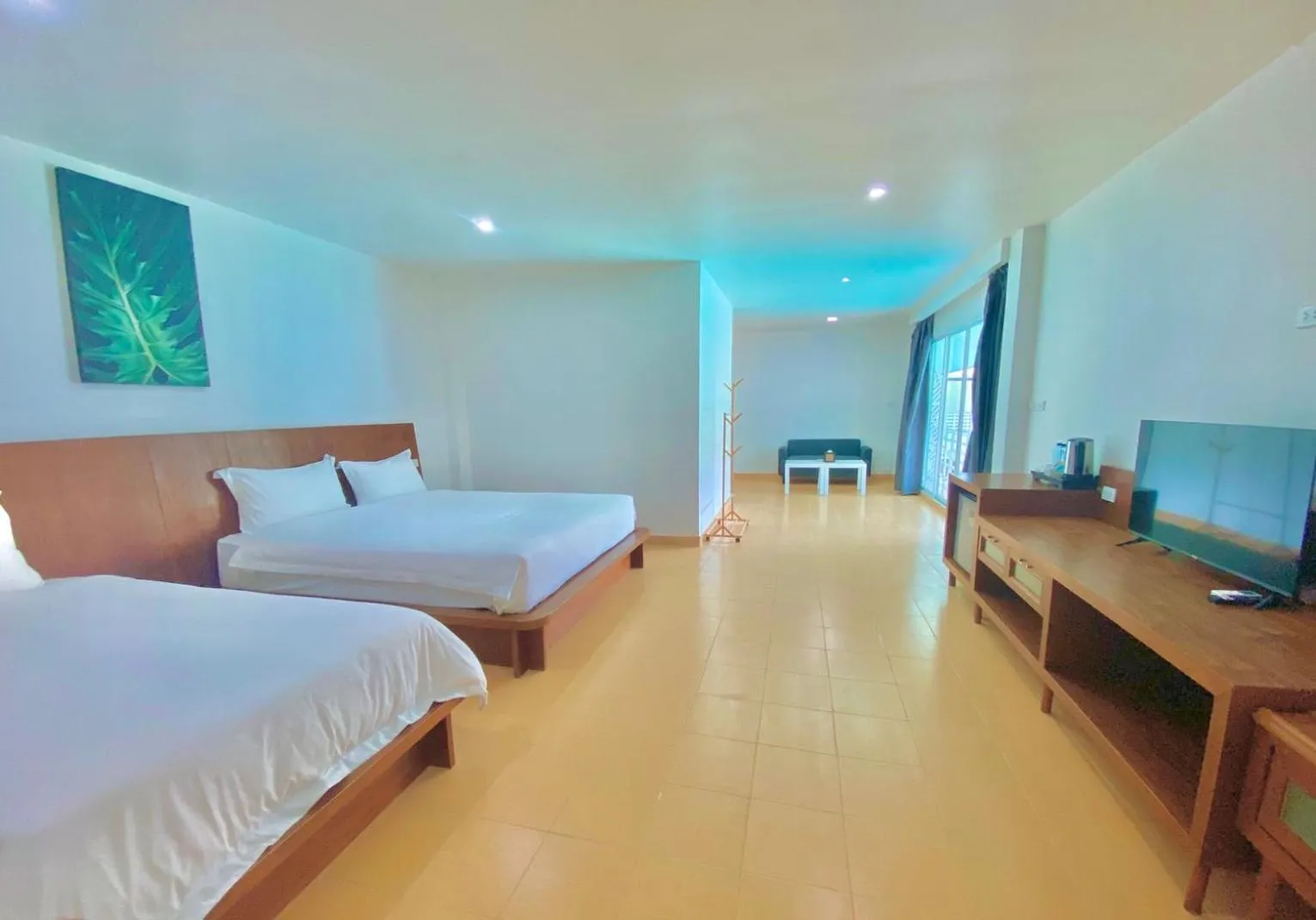 Bed in V Beach Resort