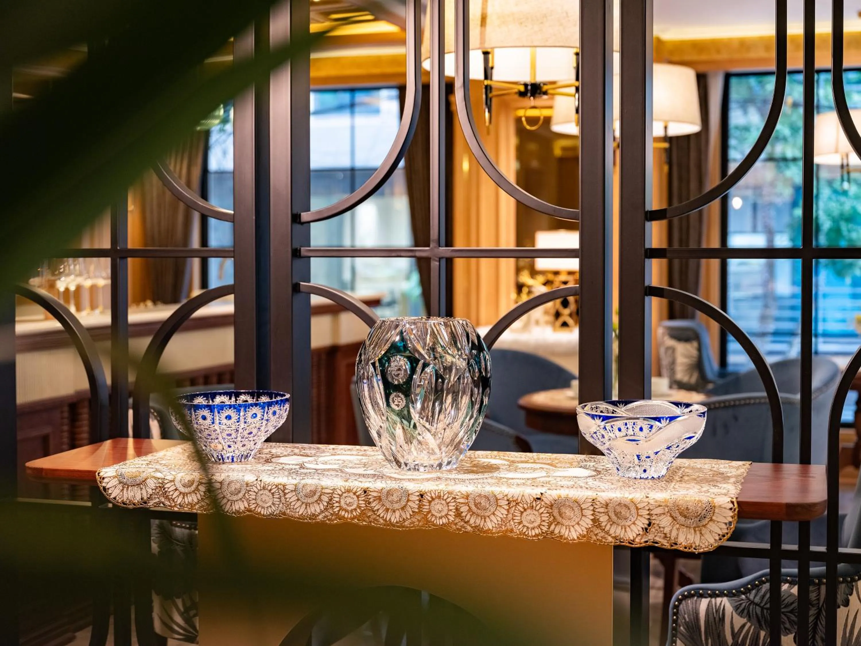 Seating area in Saigon Aroma Hotel