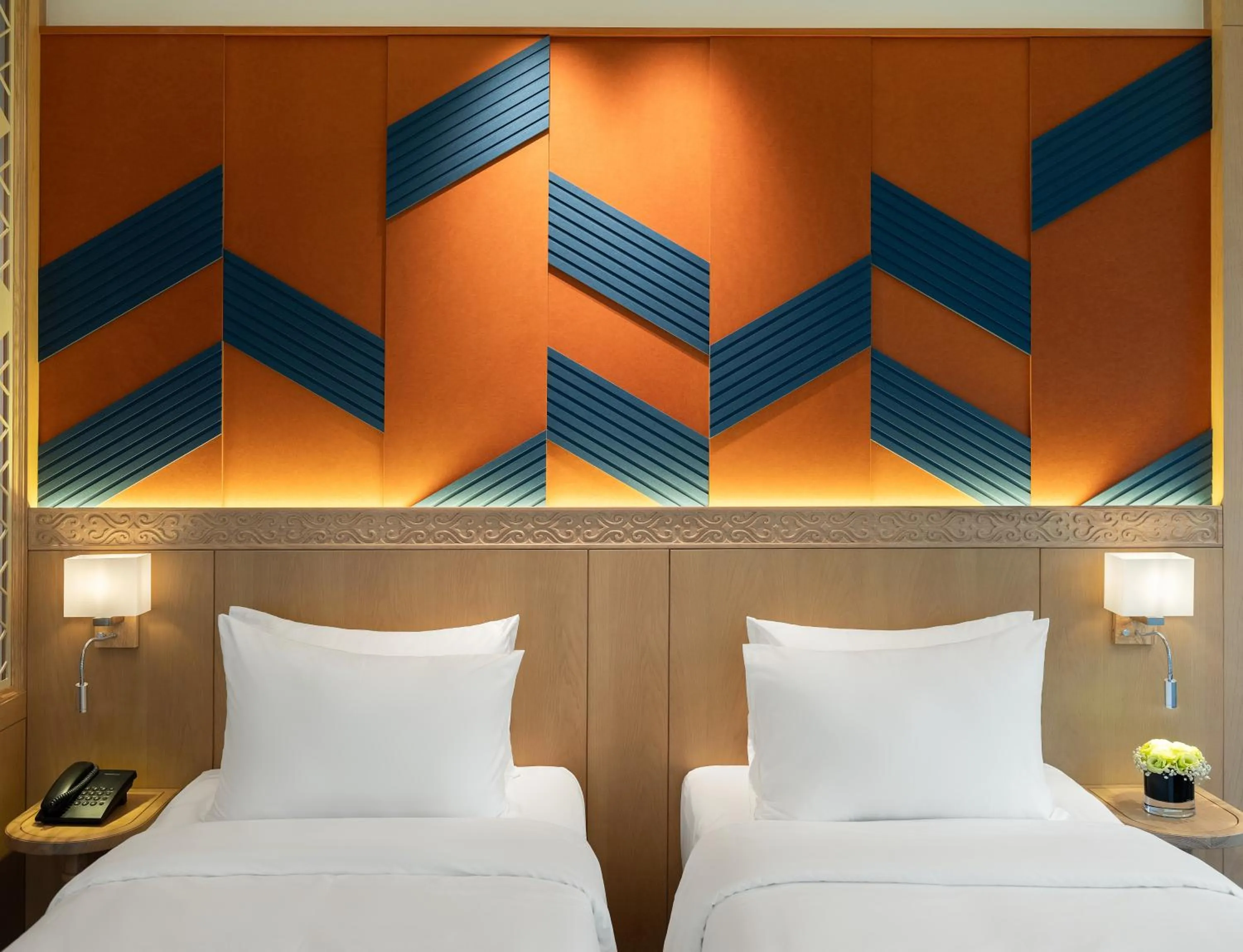 Bed in Saigon Aroma Hotel