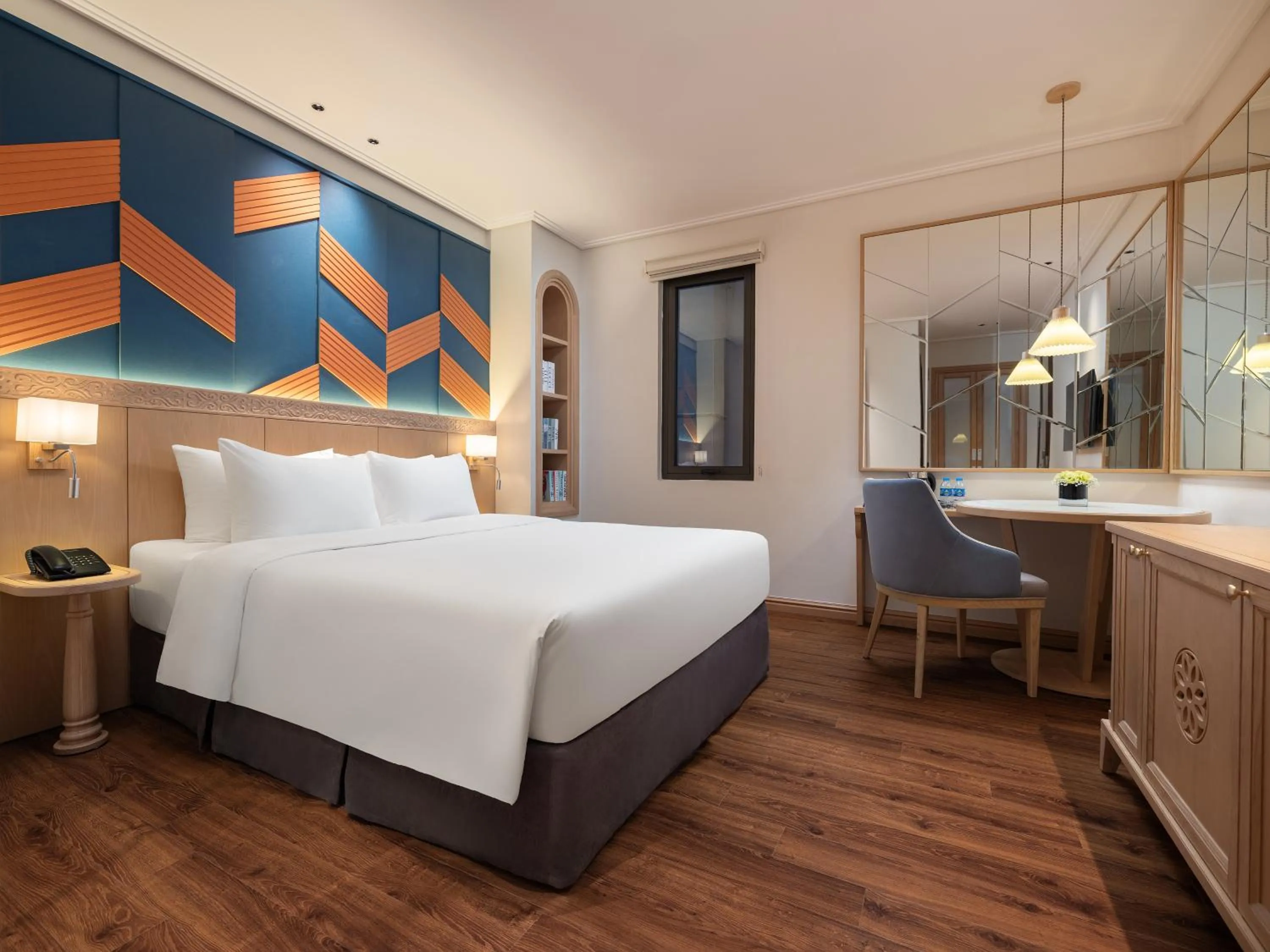 Bed in Saigon Aroma Hotel