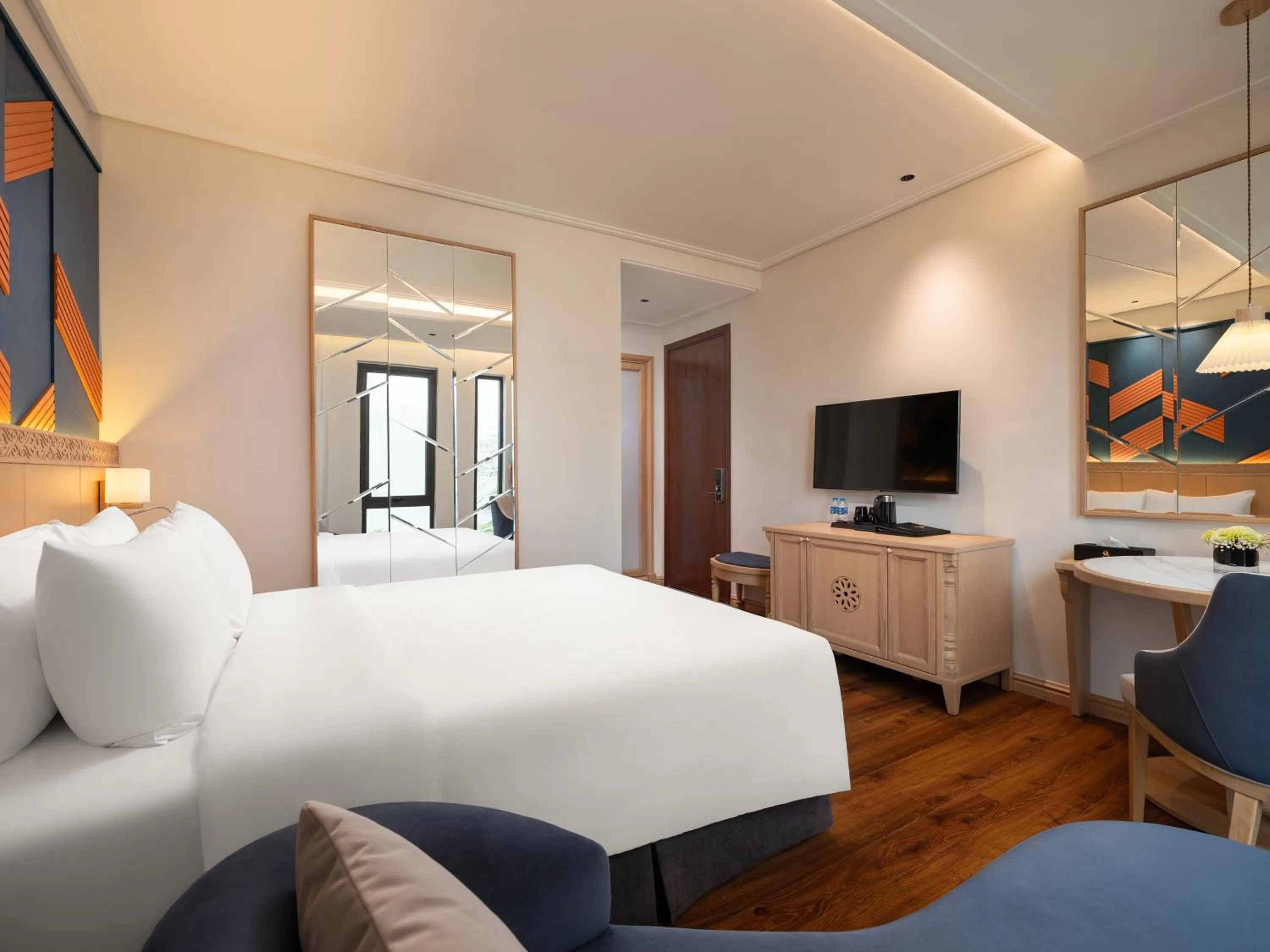 Bed in Saigon Aroma Hotel