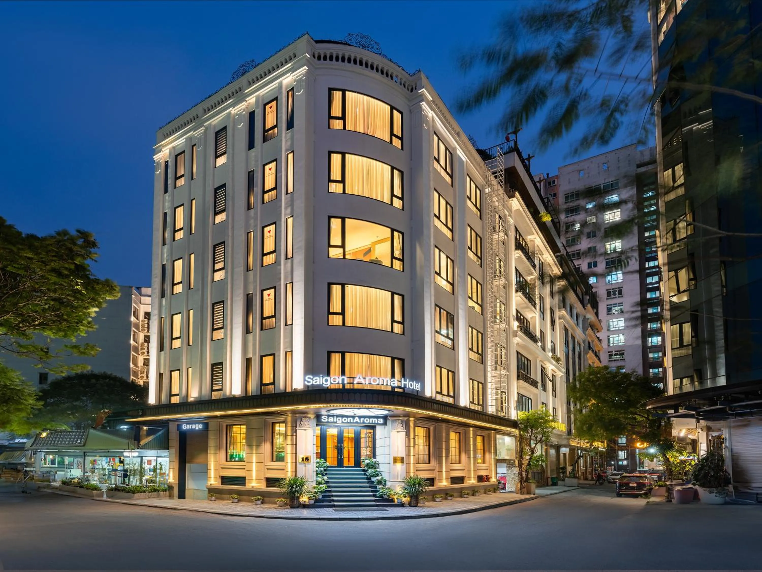 Property building in Saigon Aroma Hotel