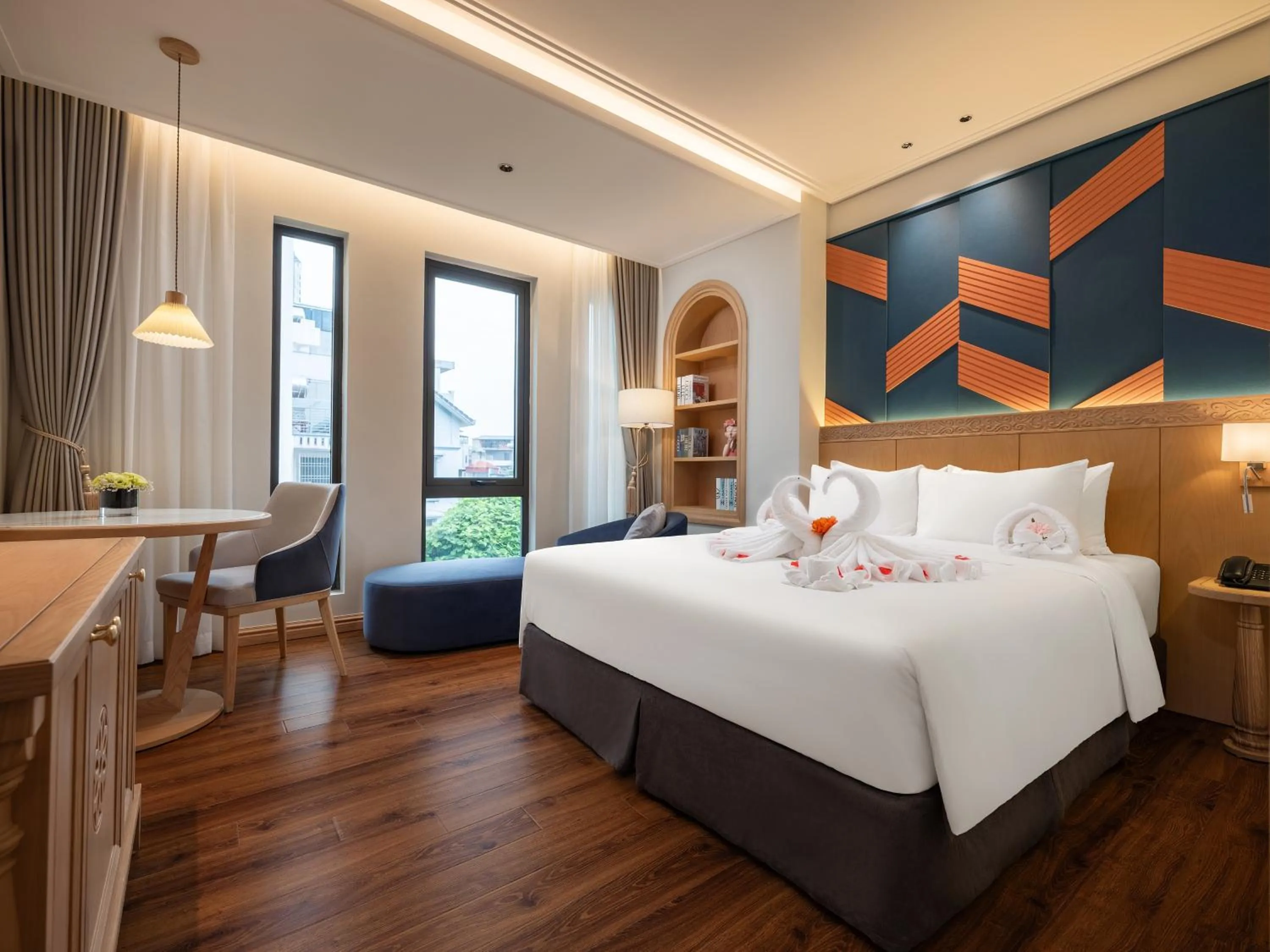 Bed in Saigon Aroma Hotel