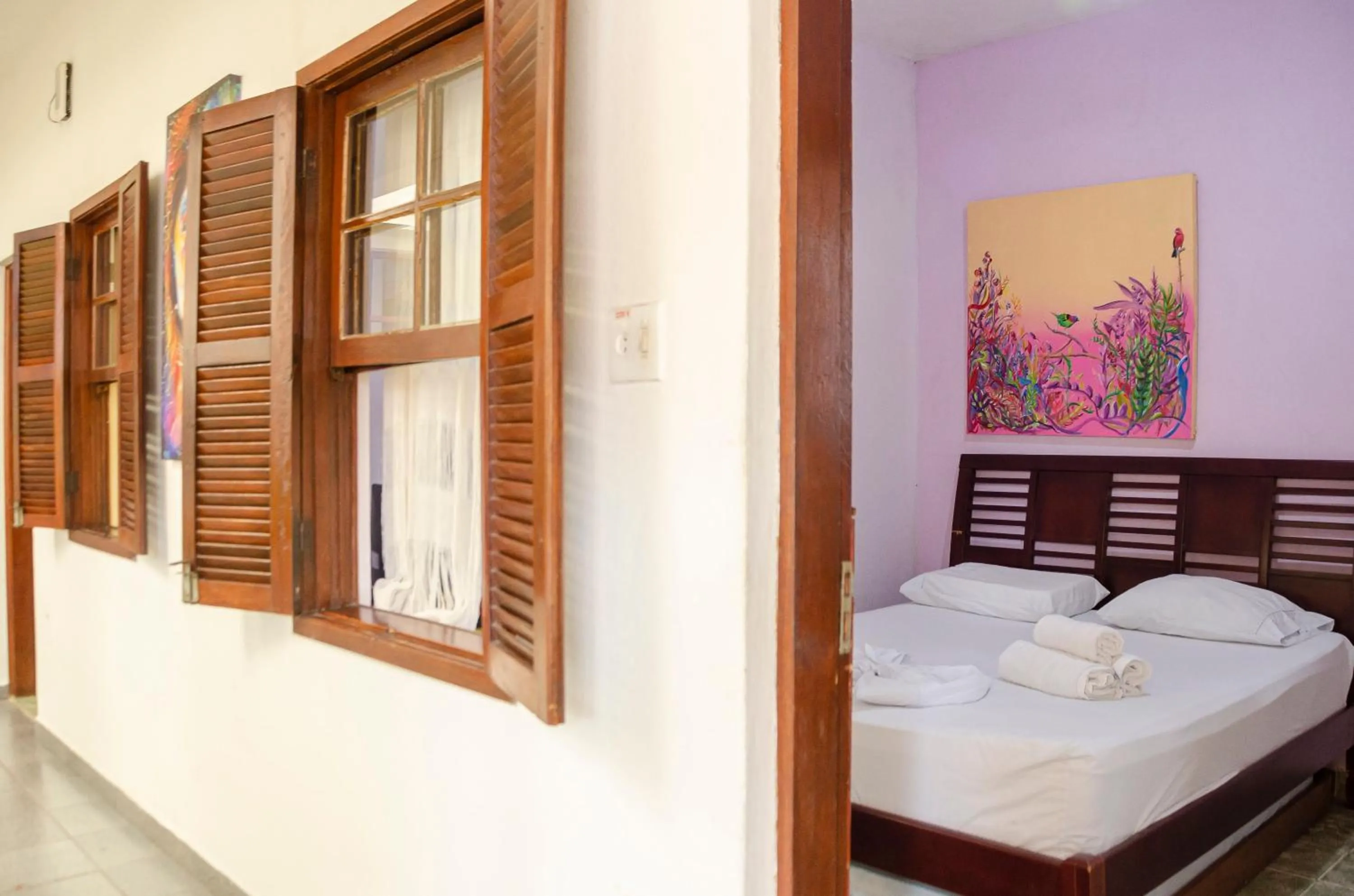 Lilac Double Suite in Verde Hostel Ilhabela