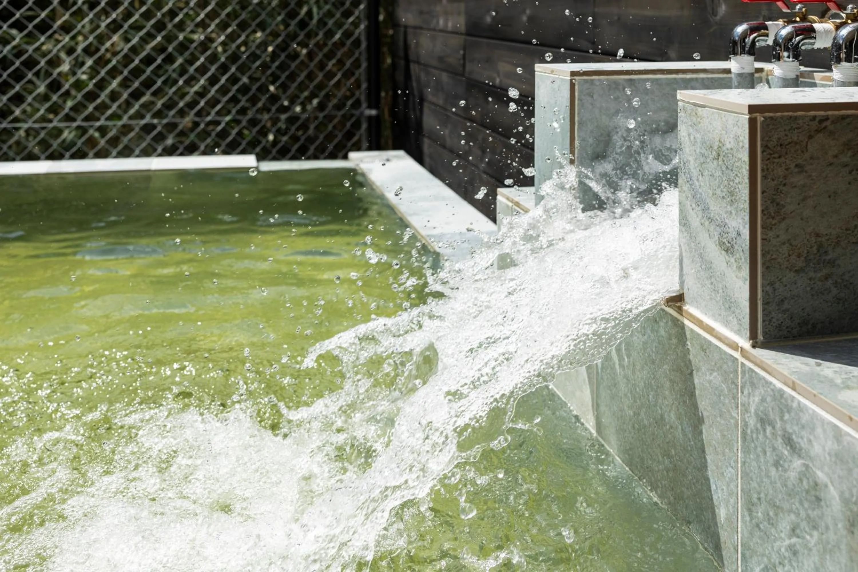 Open Air Bath in TERRA Yufuin