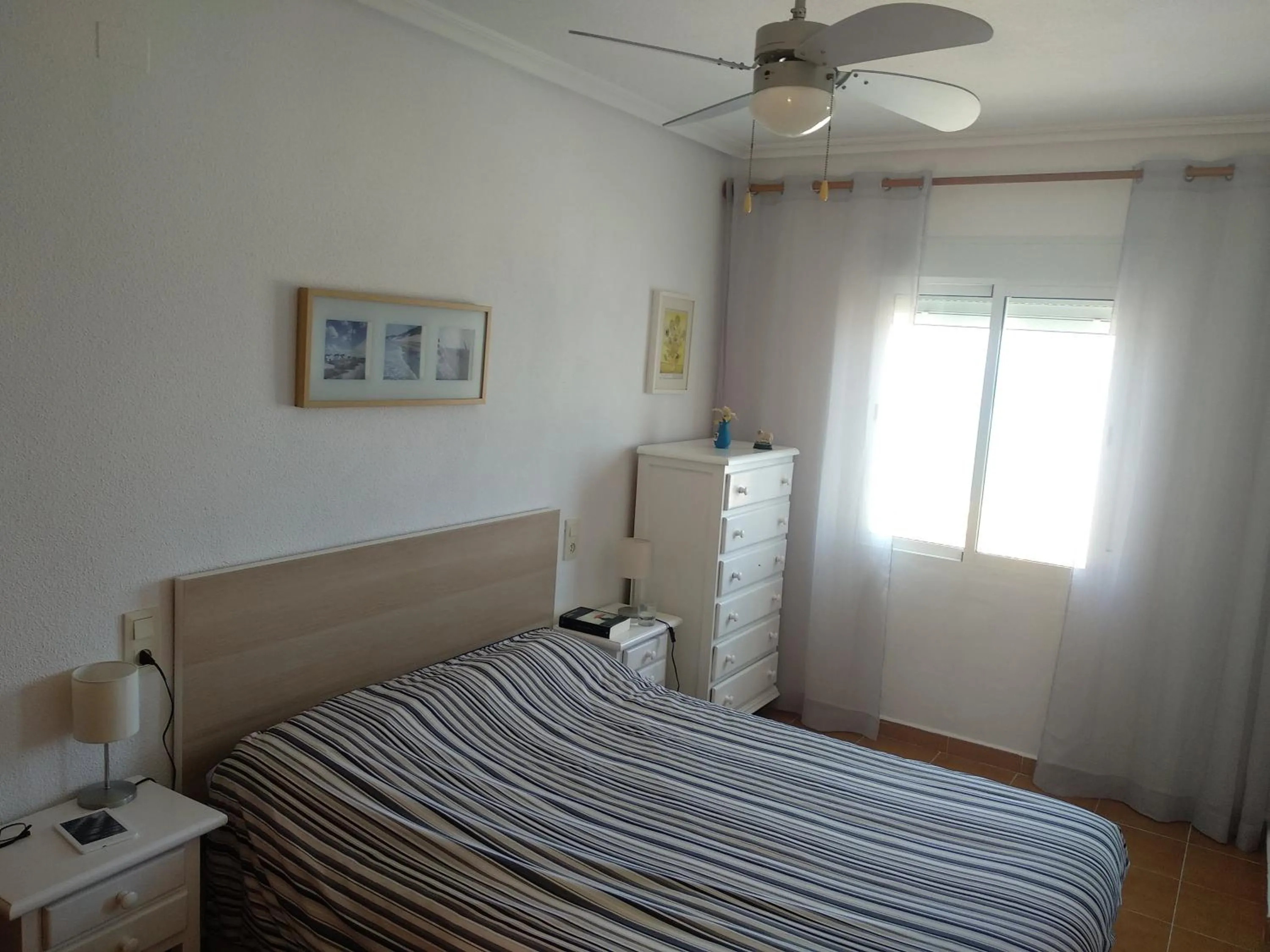 Bed in Bungalow Mediterraneo