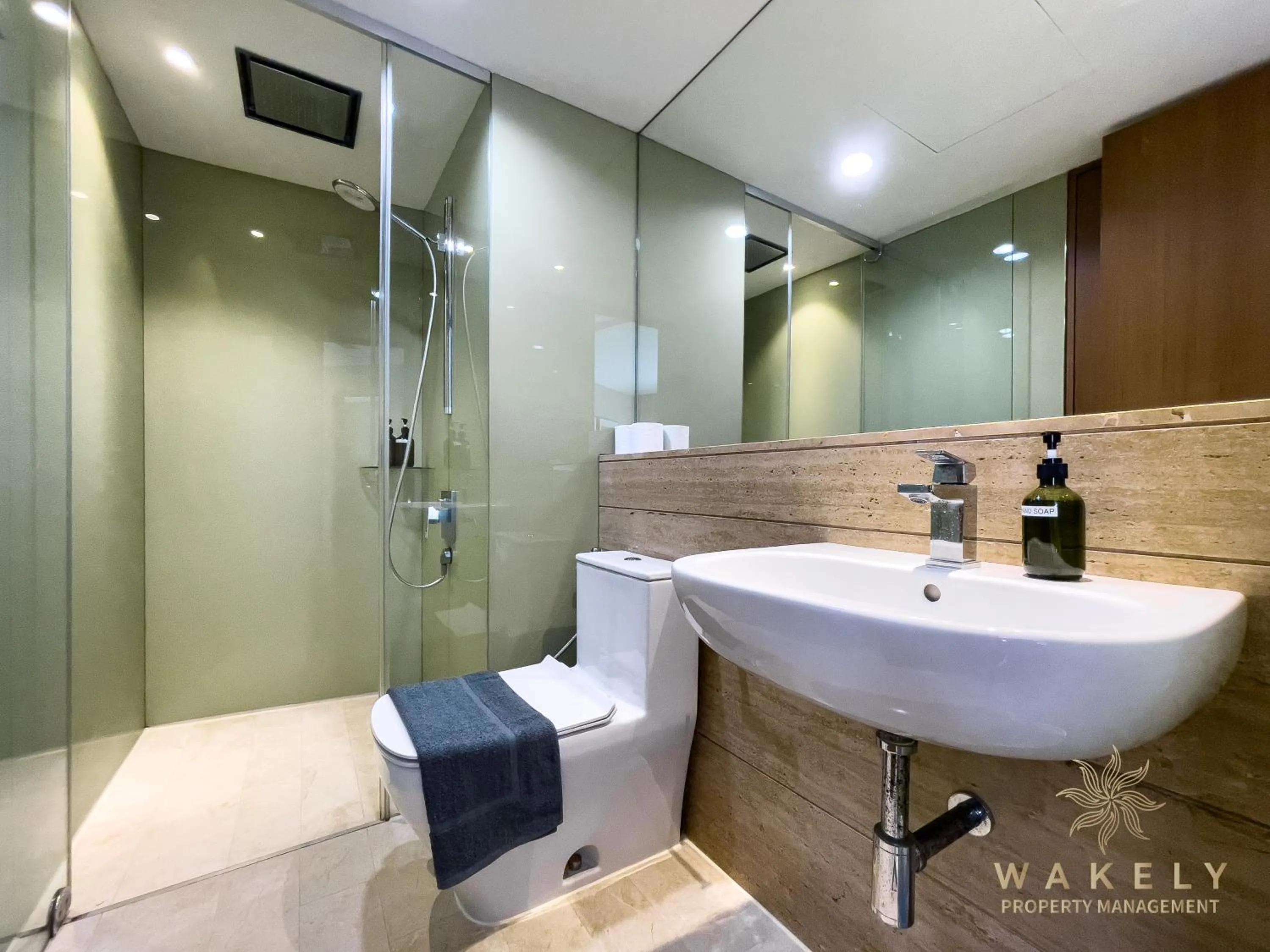 Bathroom in Vortex Suites KLCC by Wakely Kuala Lumpur
