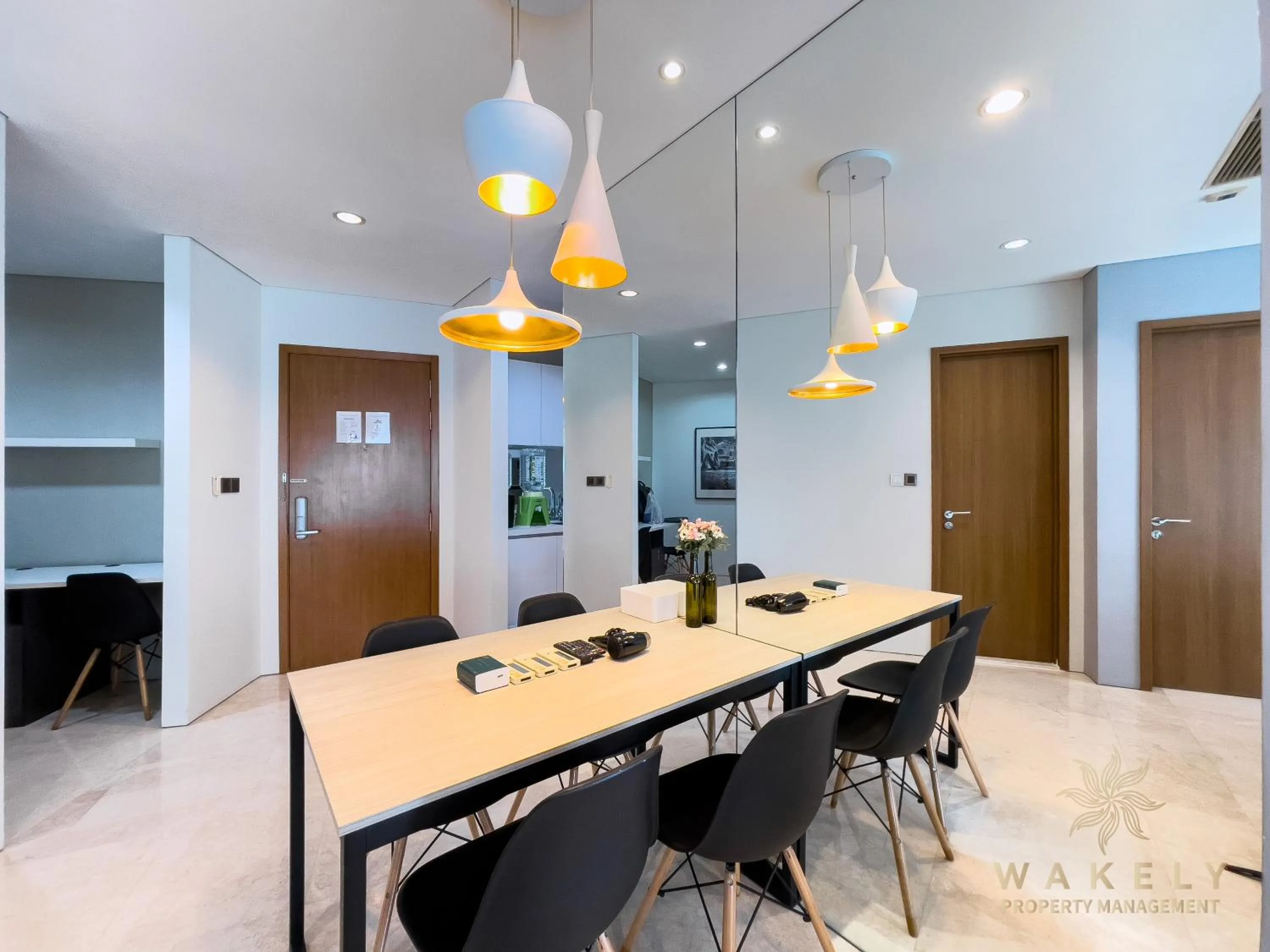 Dining area in Vortex Suites KLCC by Wakely Kuala Lumpur
