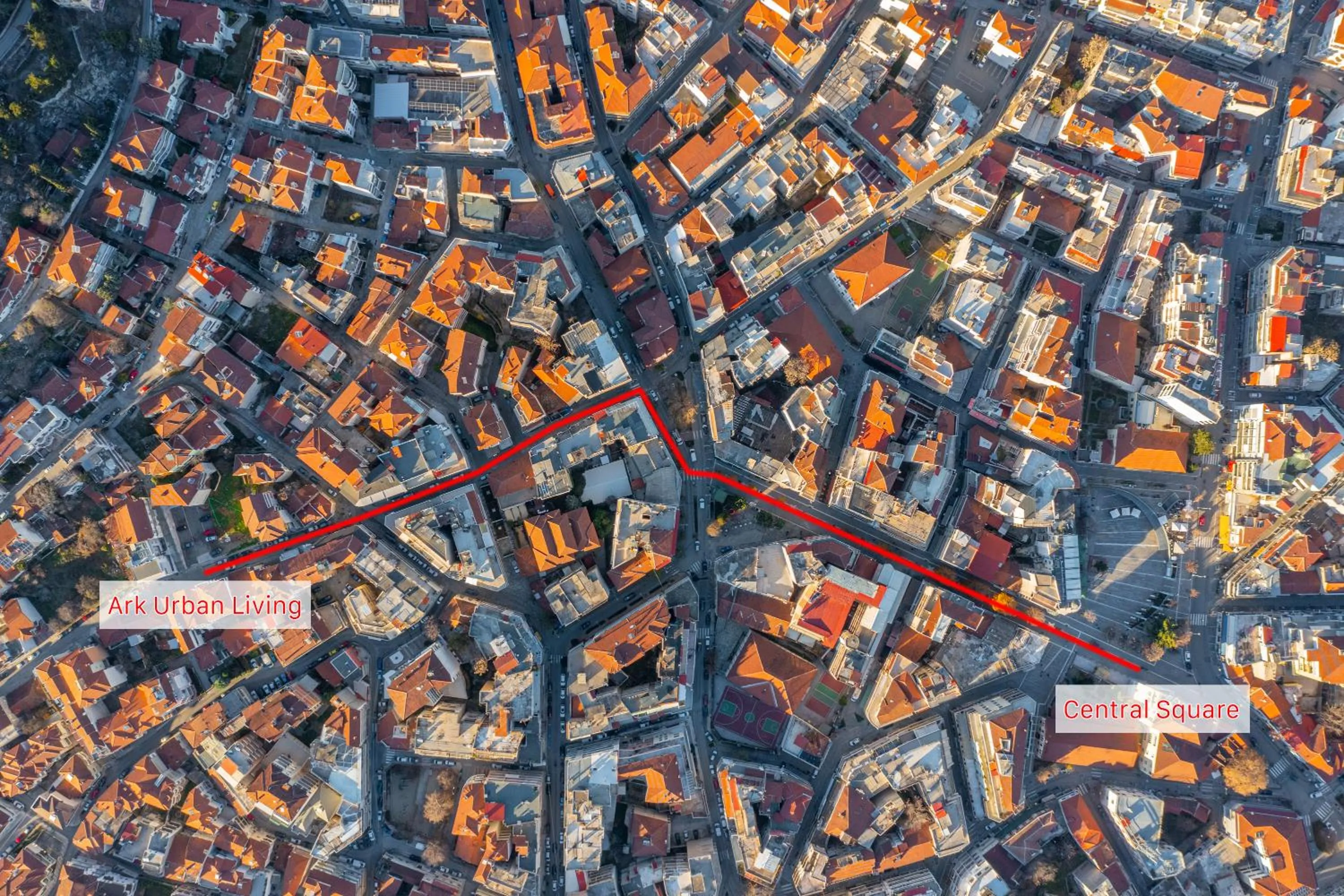 Bird's eye view in Ark Urban Living