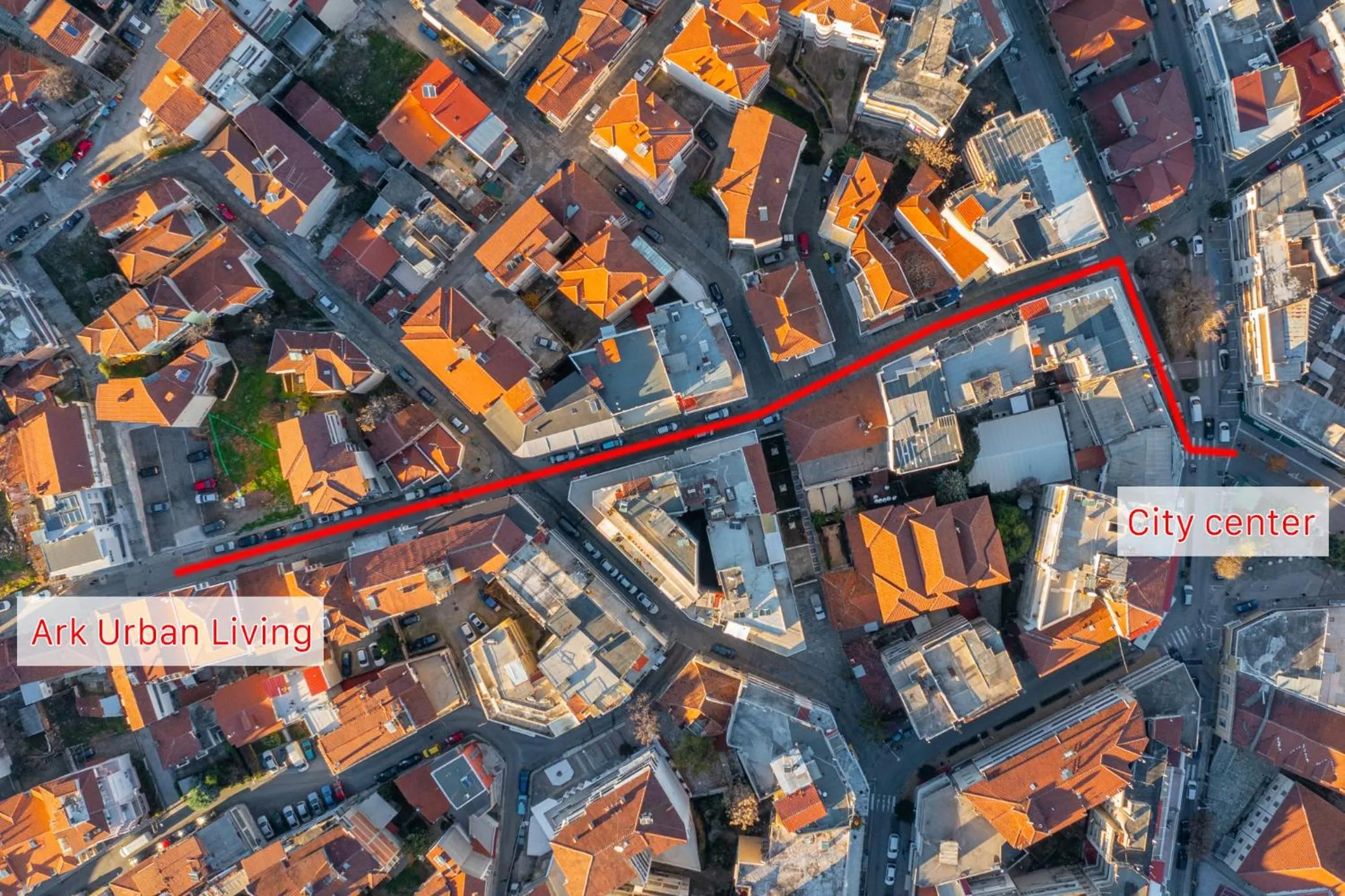 Bird's eye view in Ark Urban Living