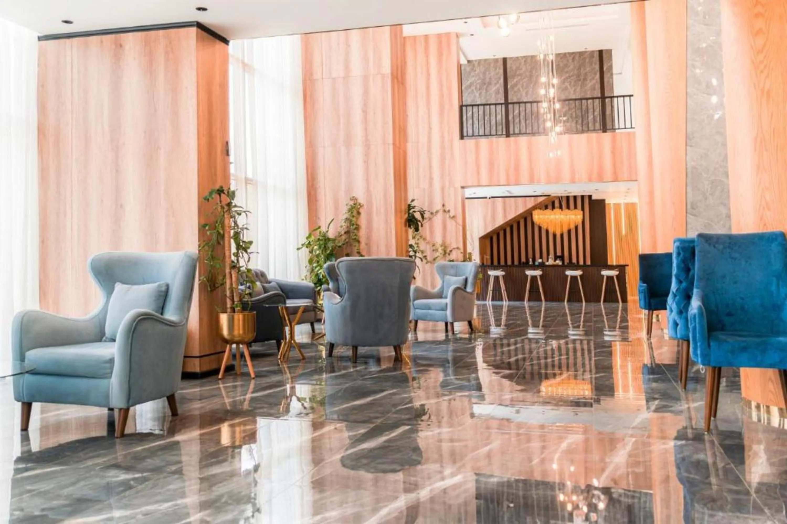 Lobby or reception in Palette Luxury MAS Hotel