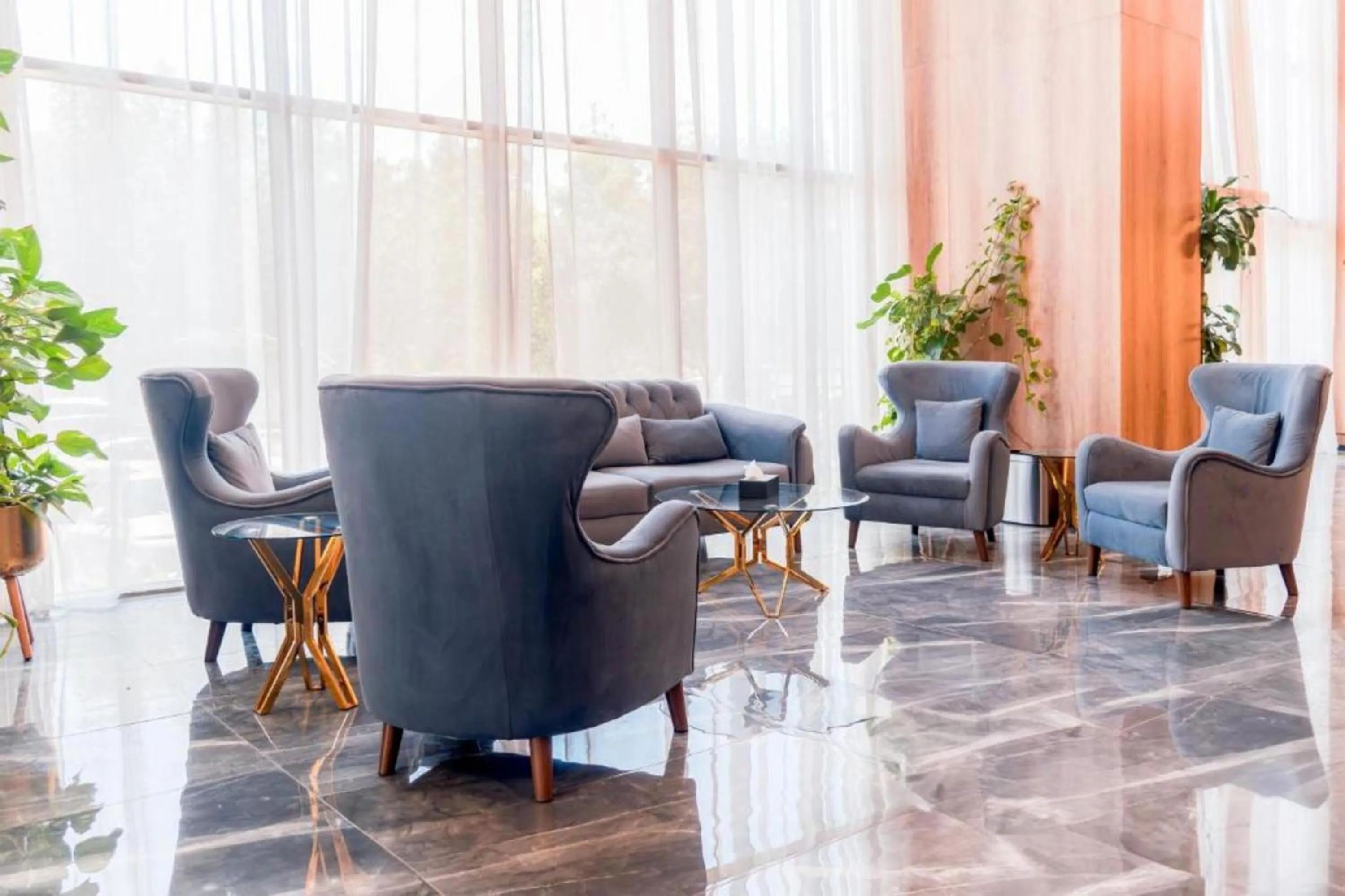 Lobby or reception in Palette Luxury MAS Hotel