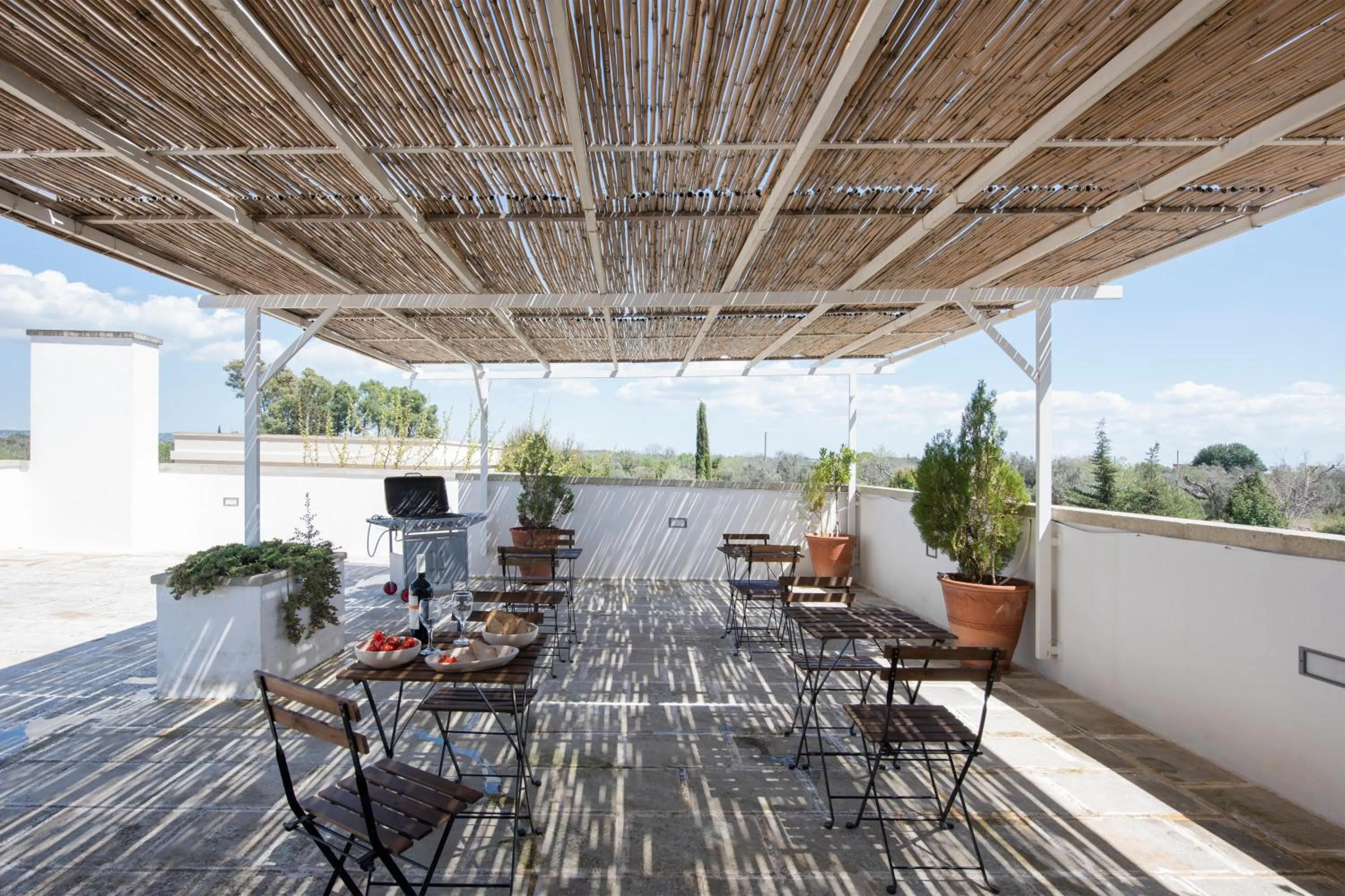 Balcony/Terrace in Masseria Agriturismo Faresalento