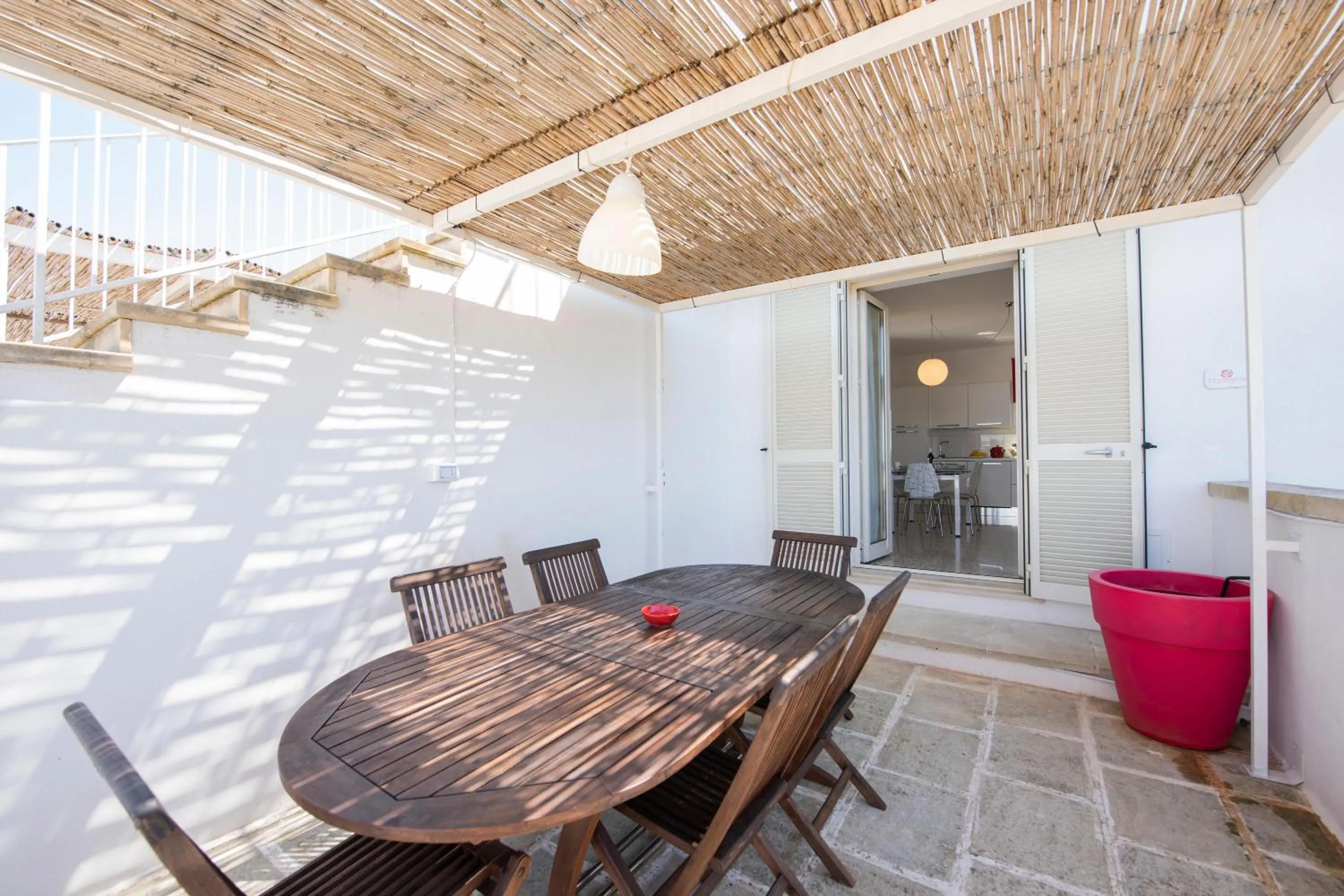 Balcony/Terrace in Masseria Agriturismo Faresalento