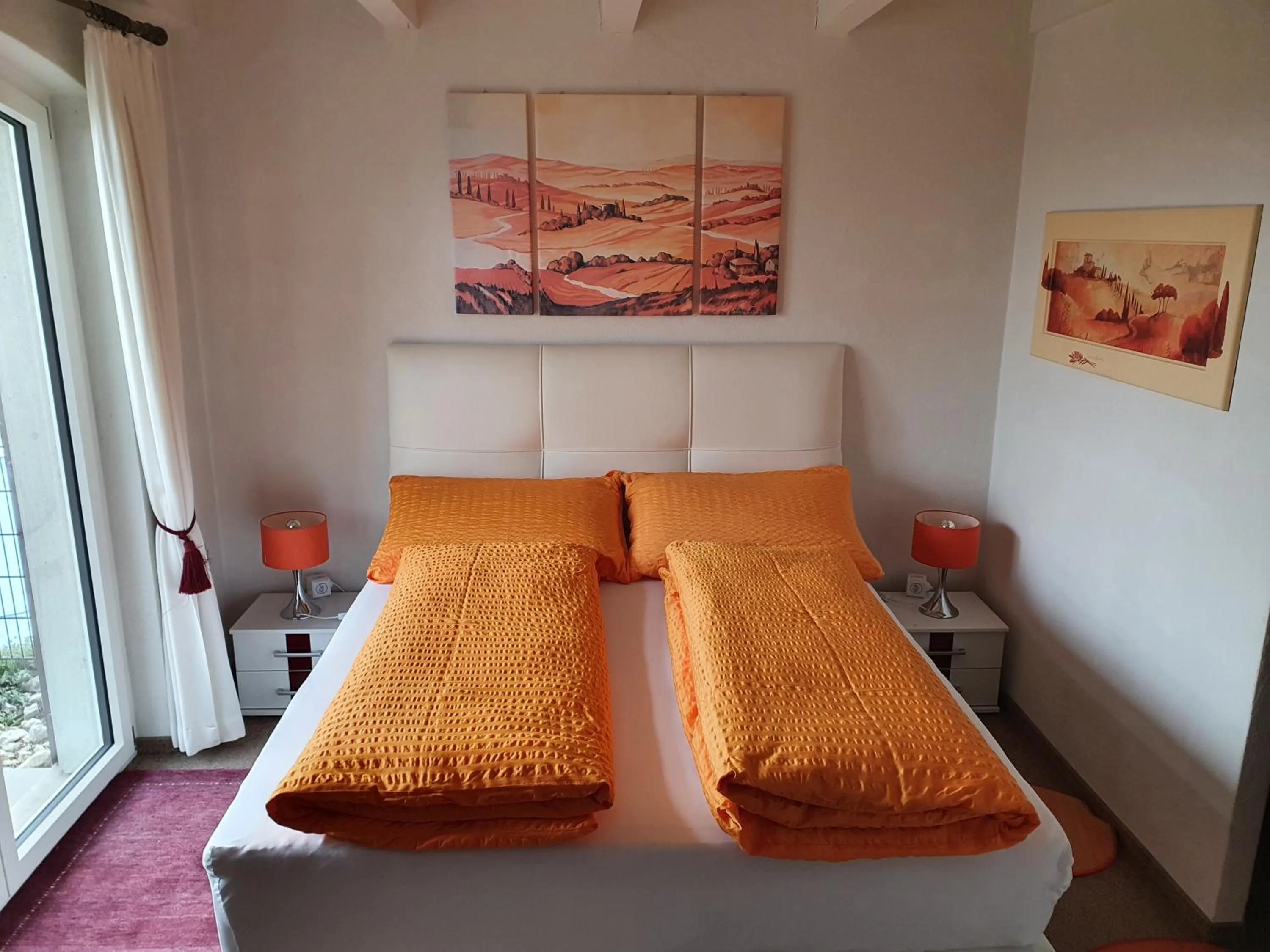 Bed in B&B Pension Marina