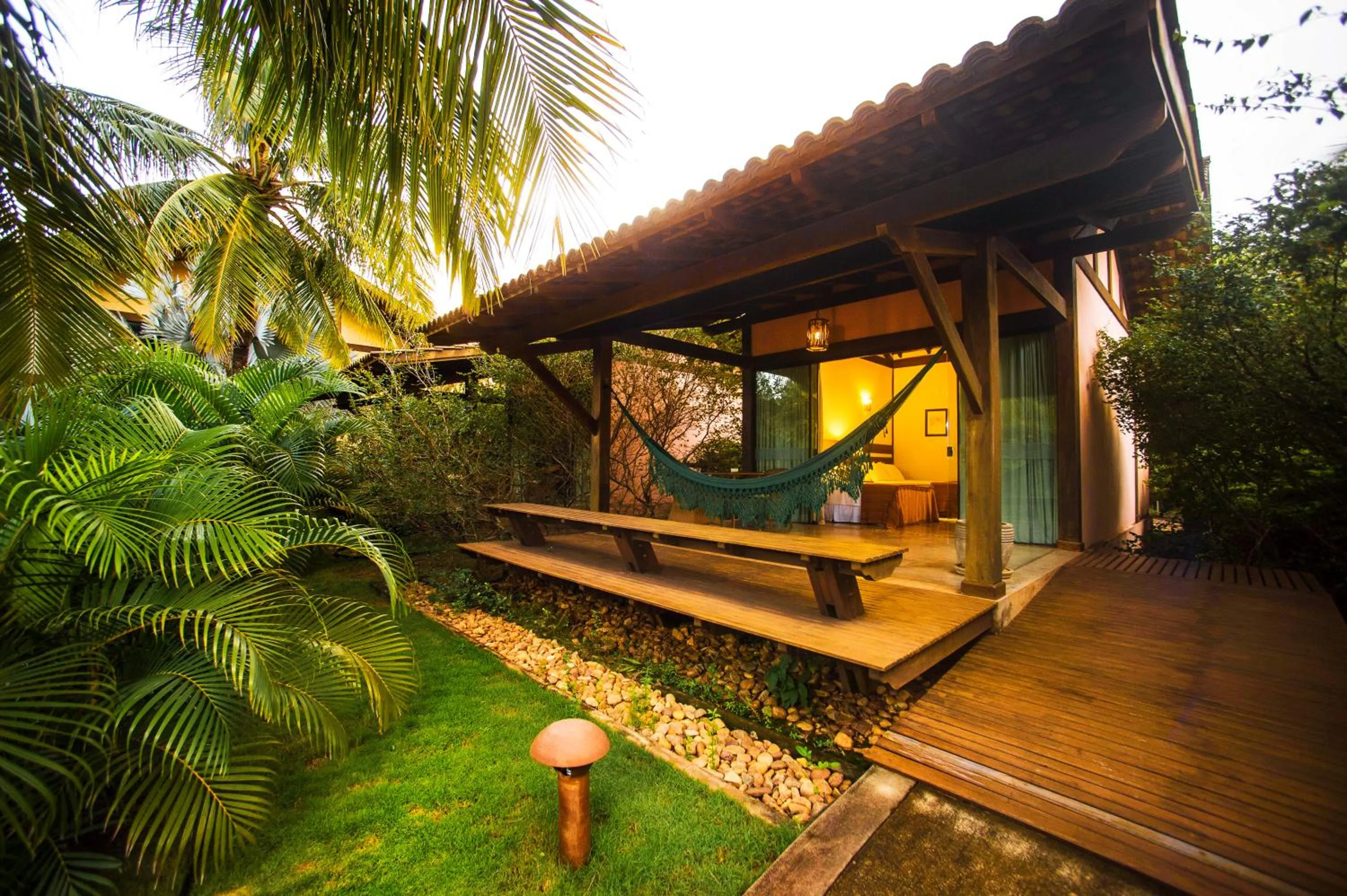 Garden view in Bupitanga Hotel